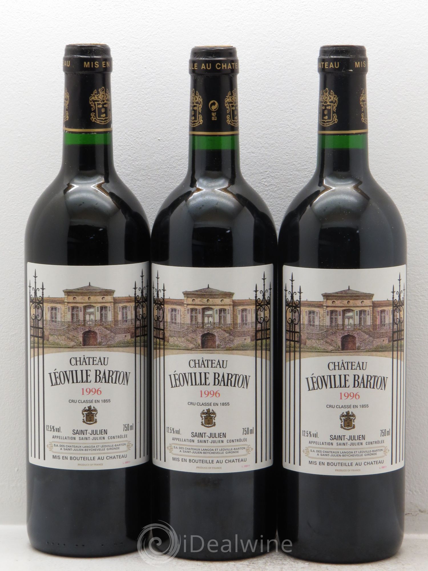 Château Léoville Barton 2ème Grand Cru Classé 1996 - Lot de 12 bouteilles - 4