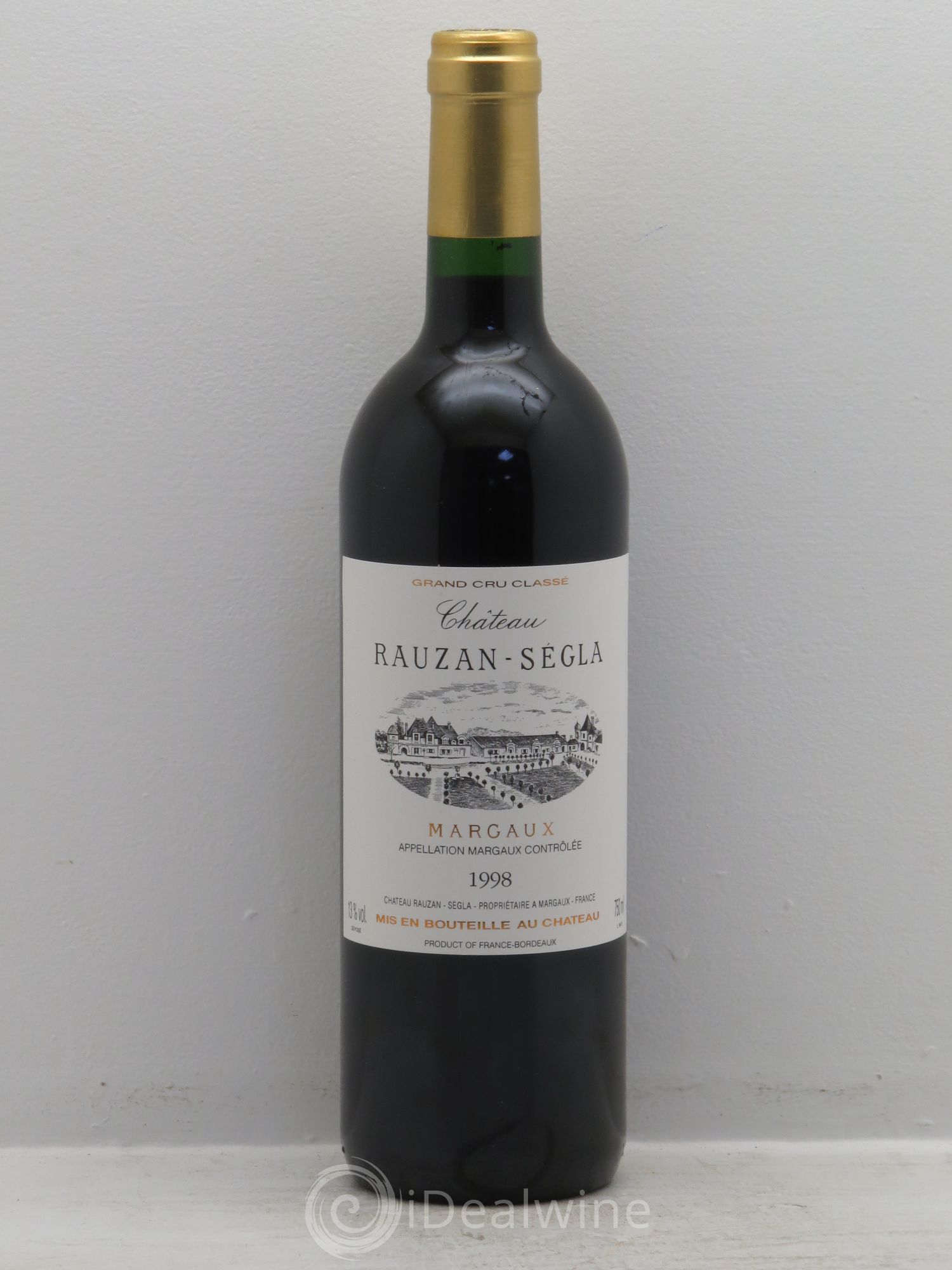Château Rauzan Ségla Grand Cru Classé 1998 - Lot de 6 bouteilles - 0