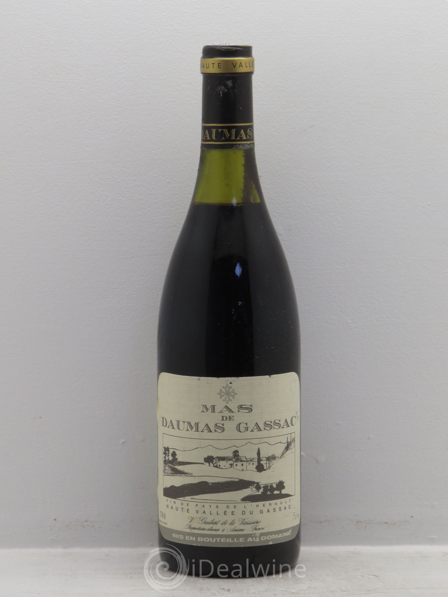 Saint-Guilhem-le-Désert - Cité d'Aniane Mas Daumas Gassac Famille Guibert de La Vaissière 1988 - Lot de 12 bouteilles - 0