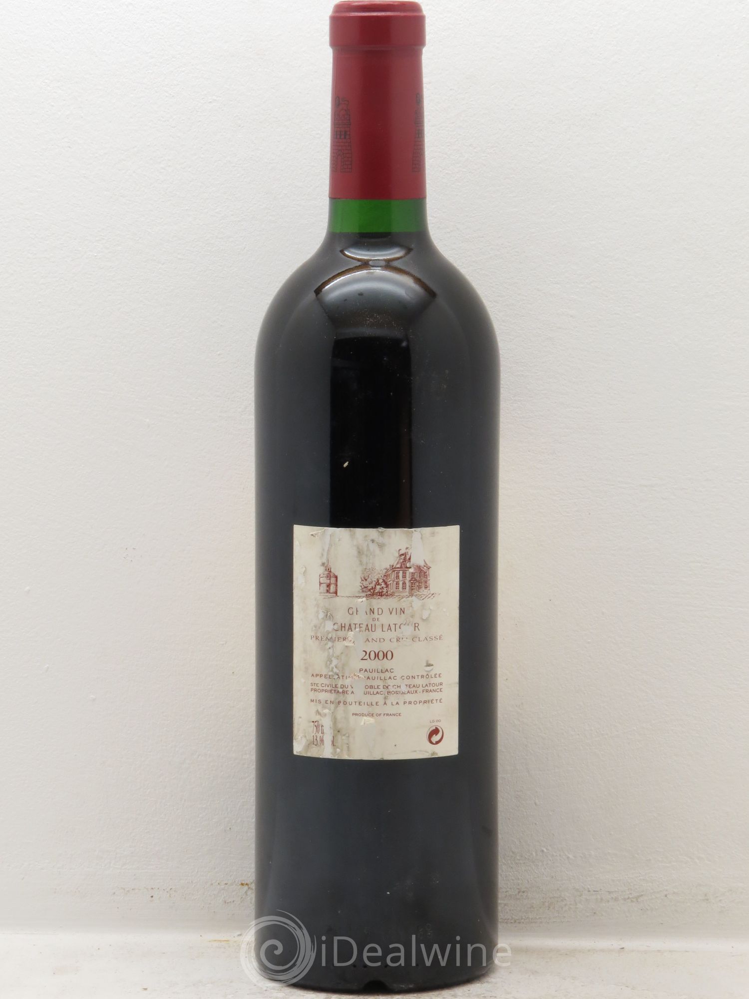 Château Latour 1er Grand Cru Classé 2000 - Lot de 1 bouteille - 1