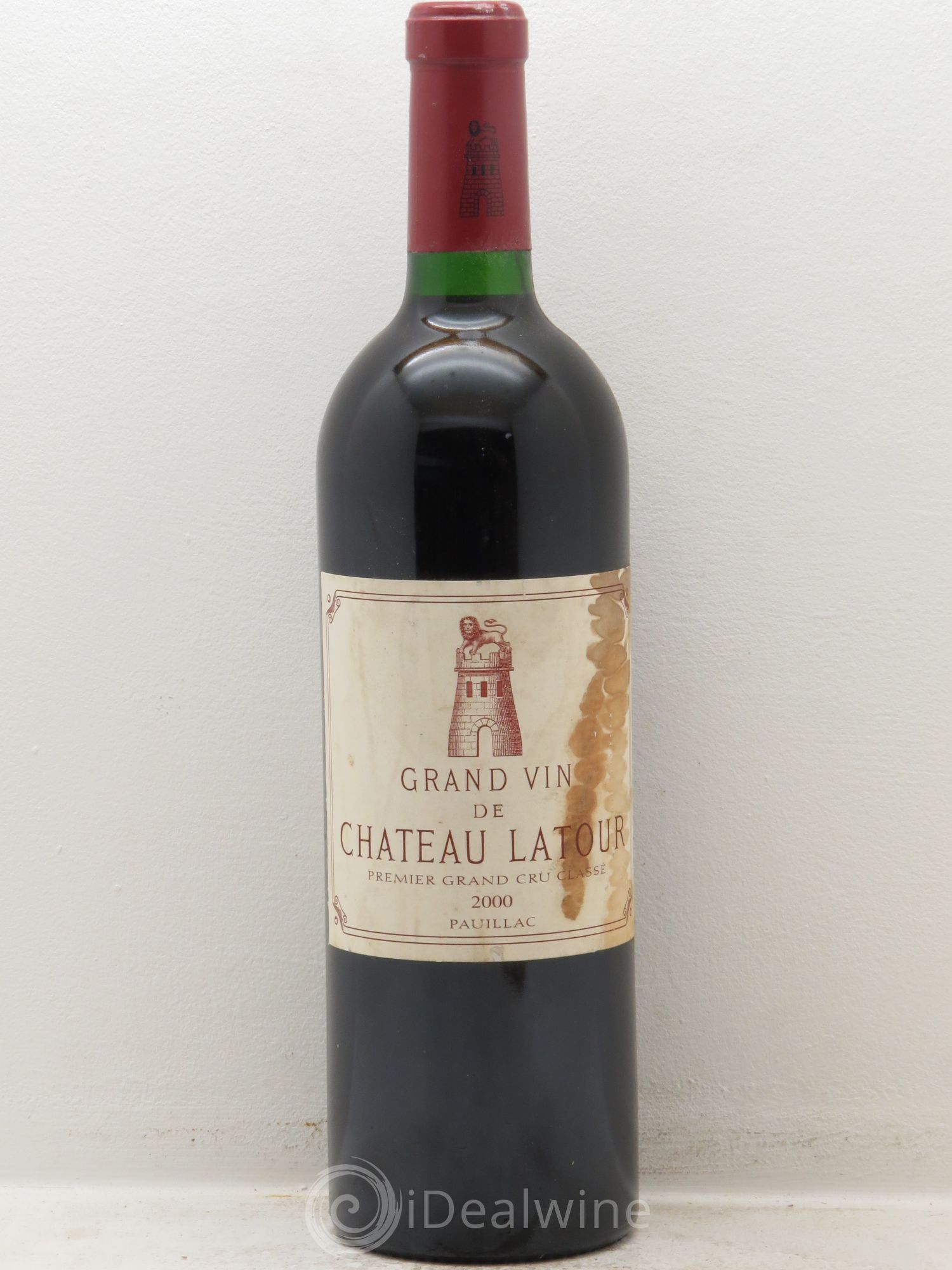 Château Latour 1er Grand Cru Classé 2000 - Lot de 1 bouteille - 0