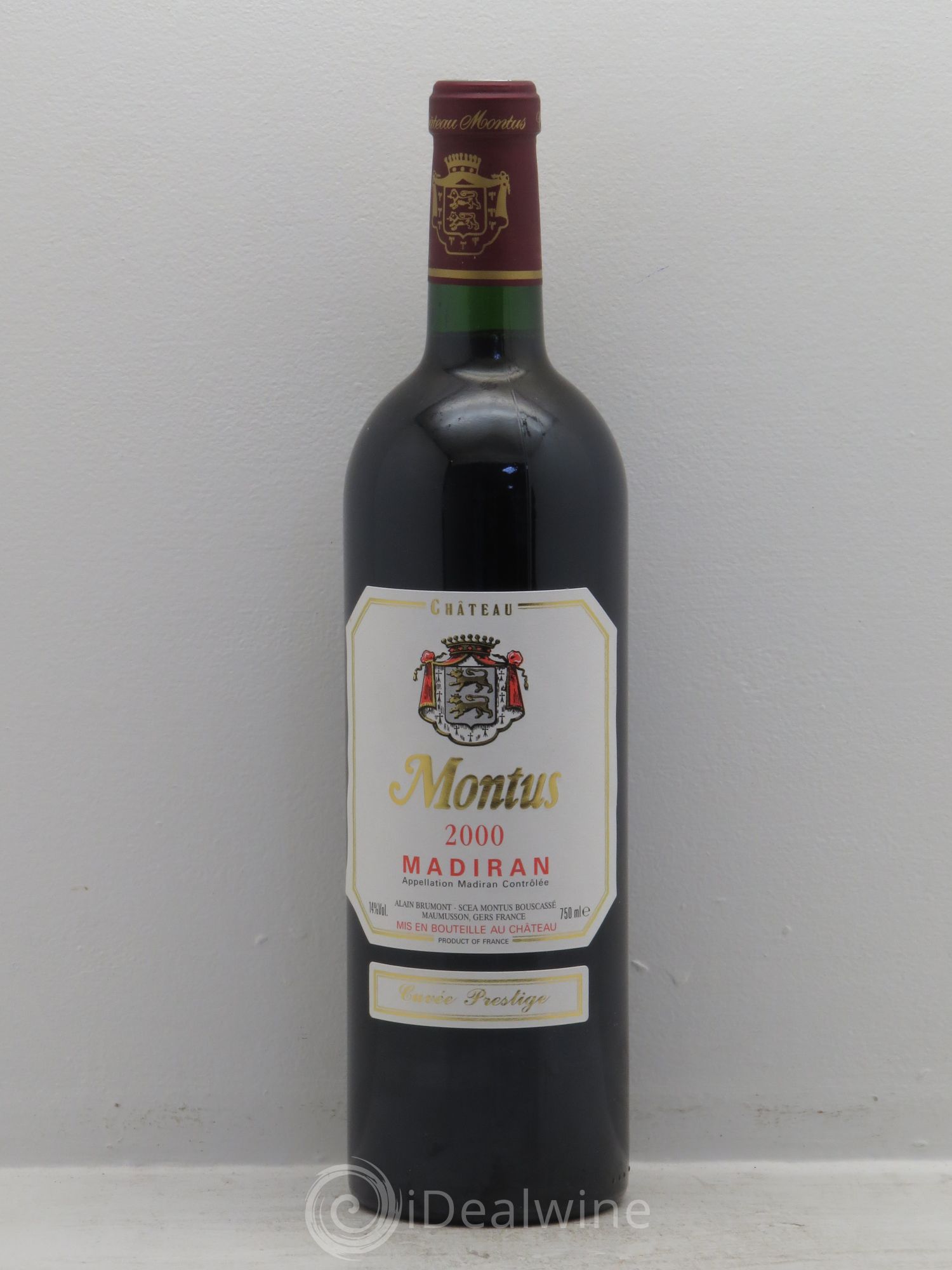 Madiran Château Montus-Prestige Alain Brumont 2000 - Lot de 6 bouteilles - 0