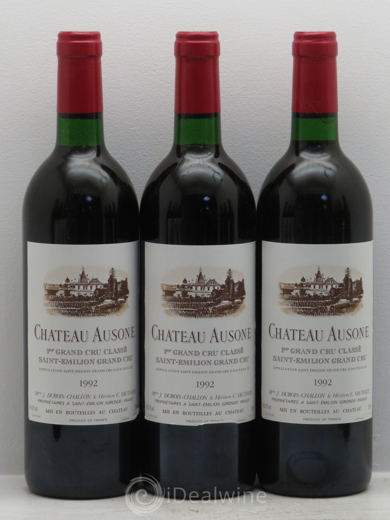 Château Ausone 1er Grand Cru Classé A 1992 - Lot de 12 bouteilles - 2