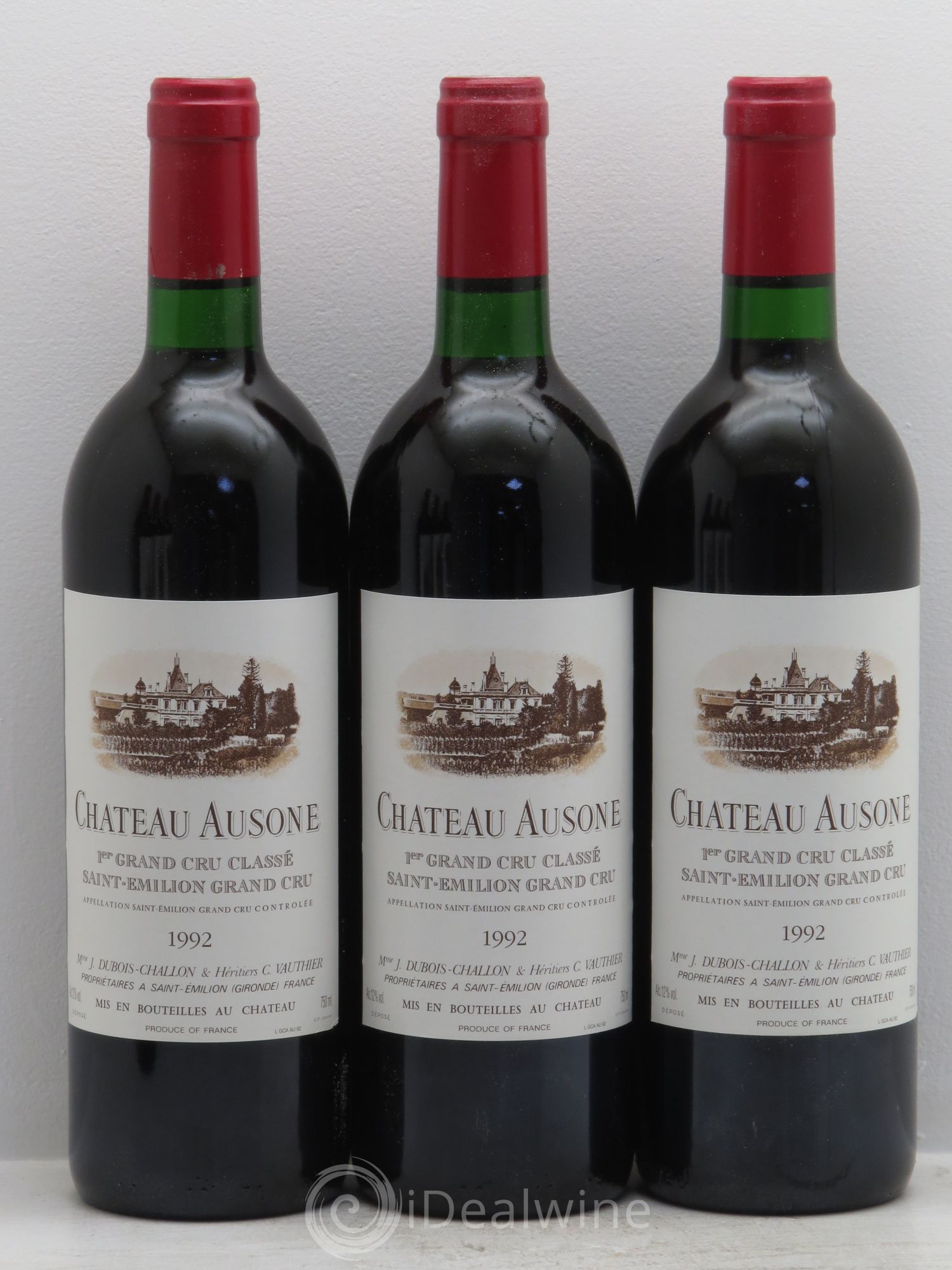 Château Ausone 1er Grand Cru Classé A 1992 - Lot de 12 bouteilles - 3
