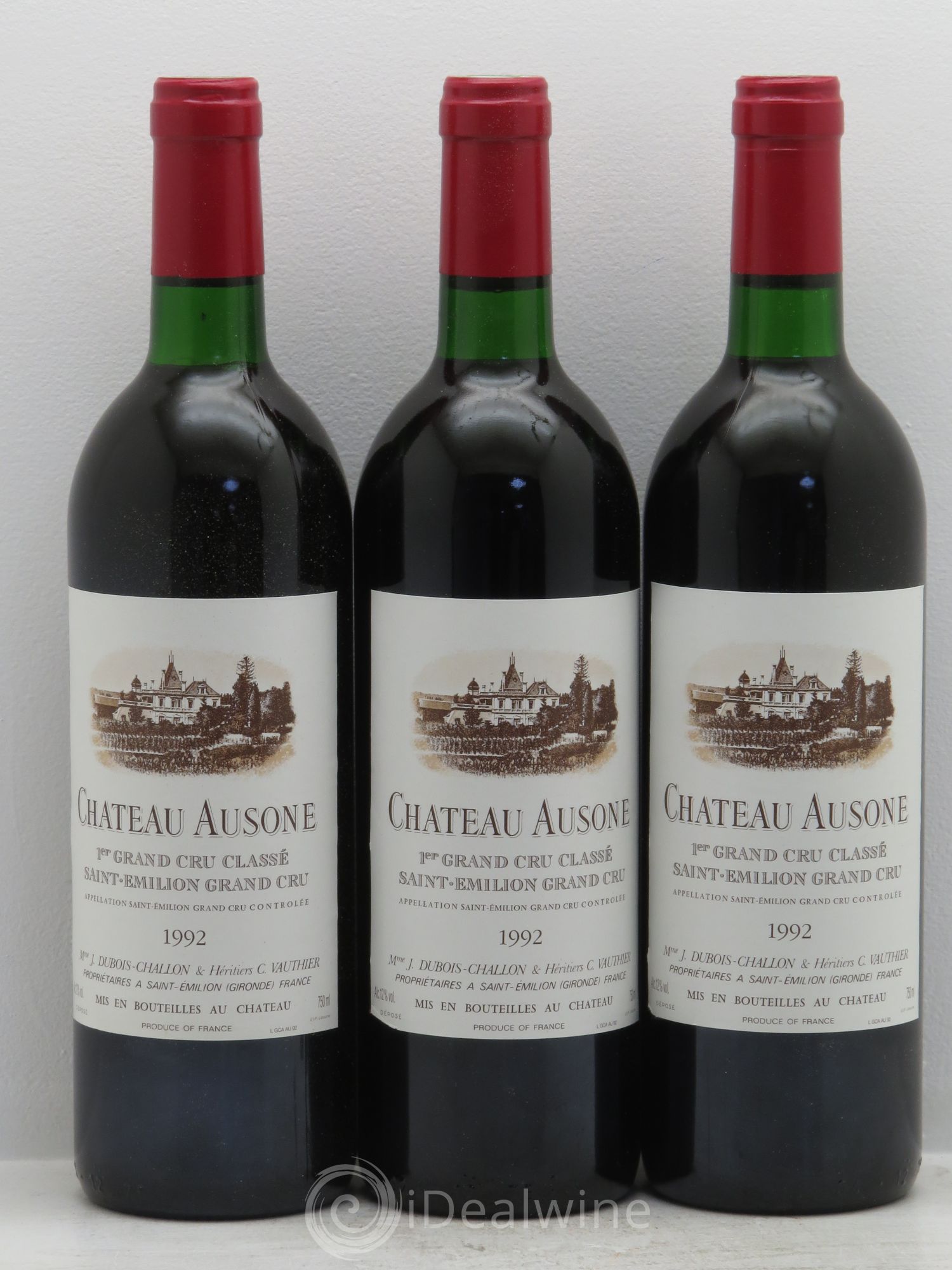 Château Ausone 1er Grand Cru Classé A 1992 - Lot de 12 bouteilles - 4