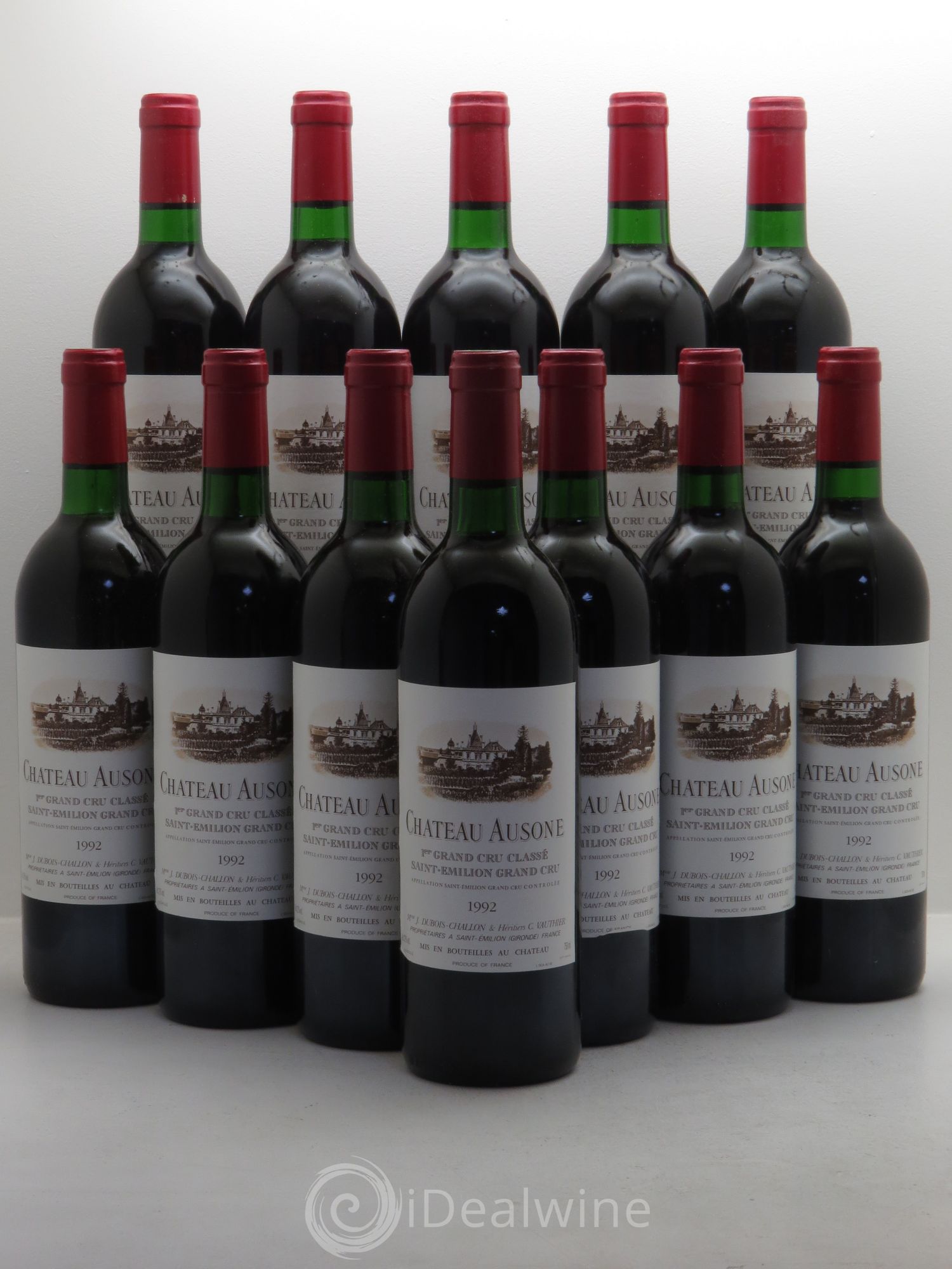 Château Ausone 1er Grand Cru Classé A 1992 - Lot de 12 bouteilles - 0