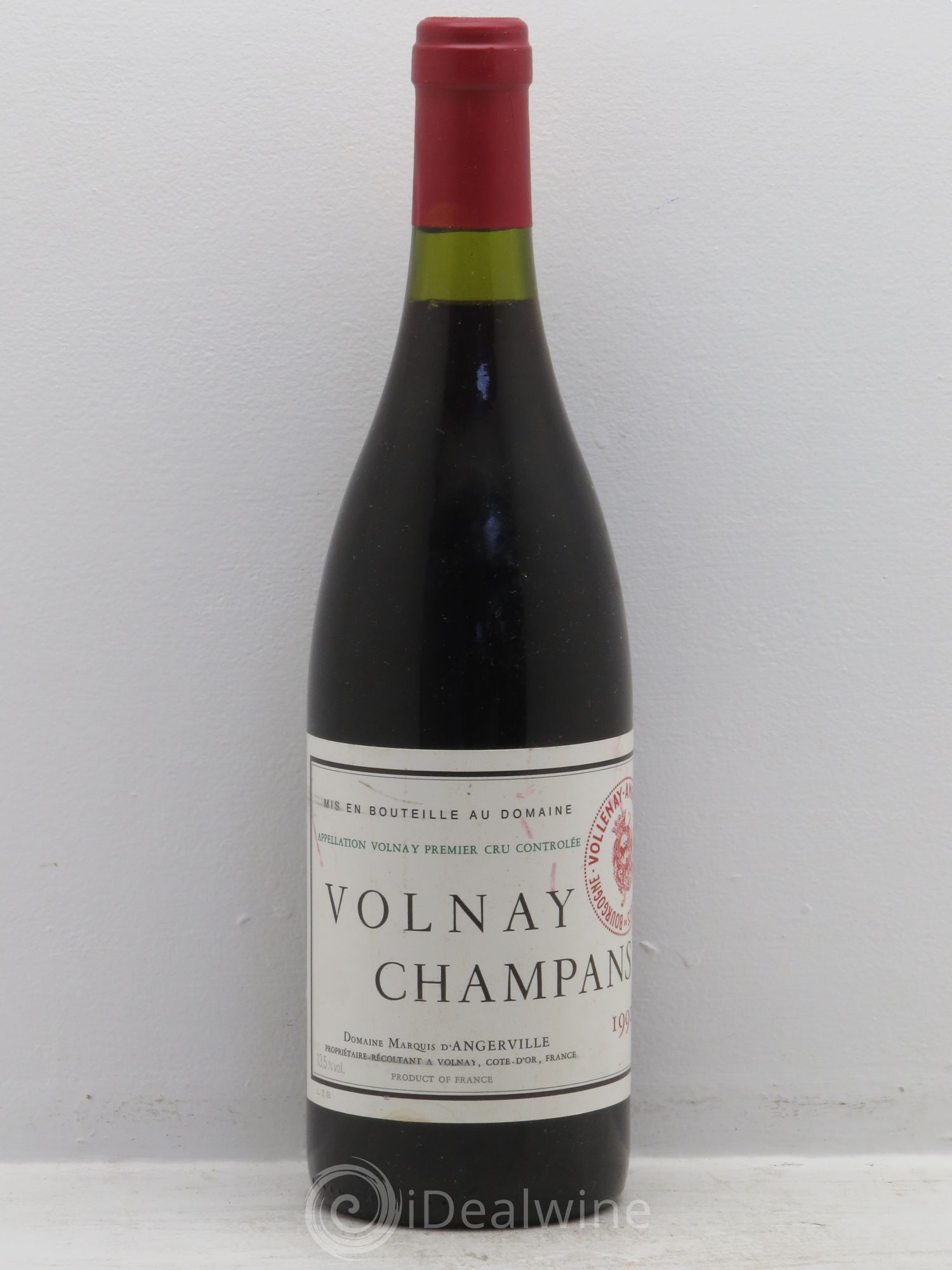 Volnay 1er Cru Champans Marquis d'Angerville (Domaine) 1990 - Lot de 1 bouteille - 0