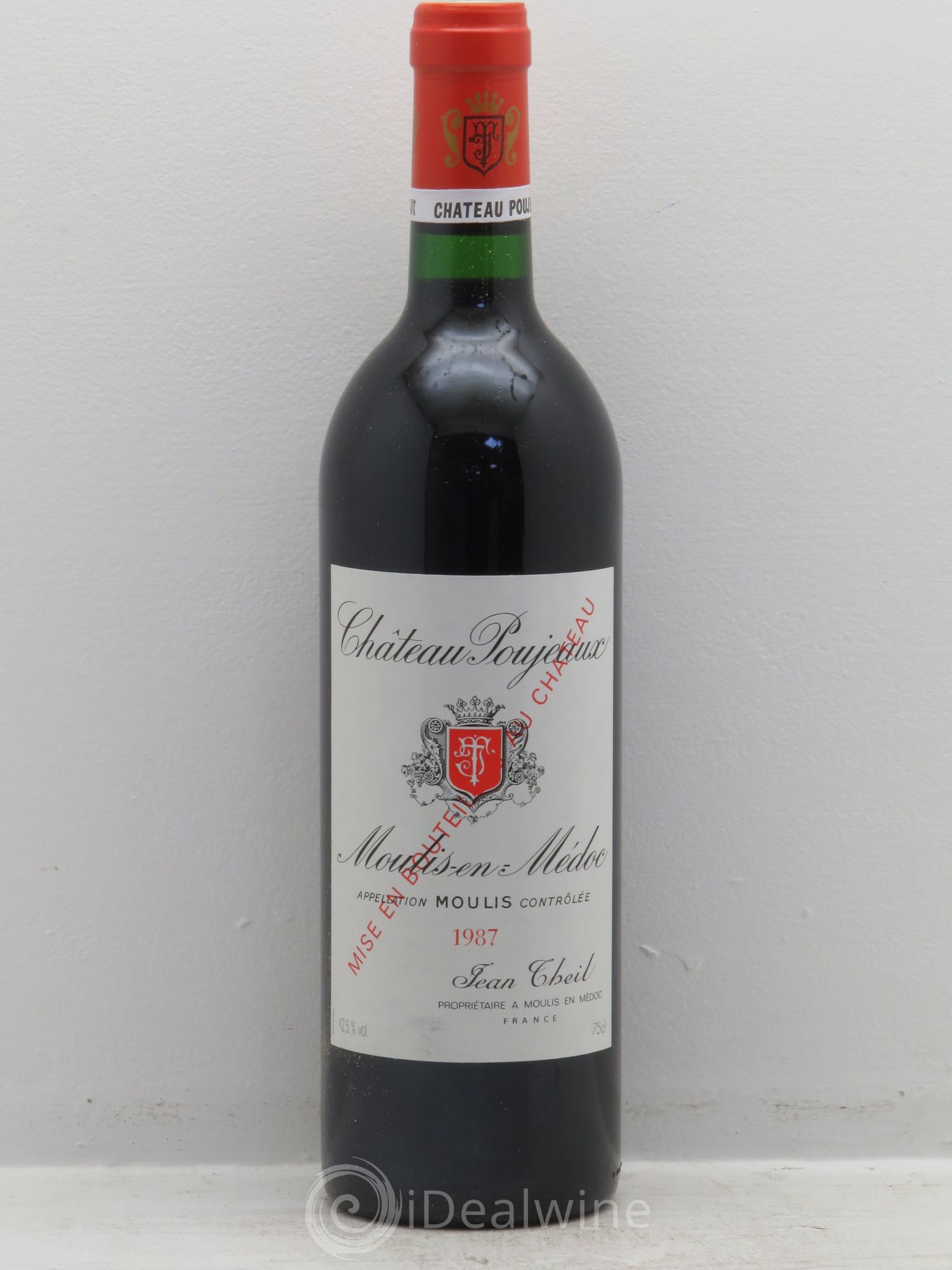 Château Poujeaux 1987 - Lot de 12 bouteilles - 0