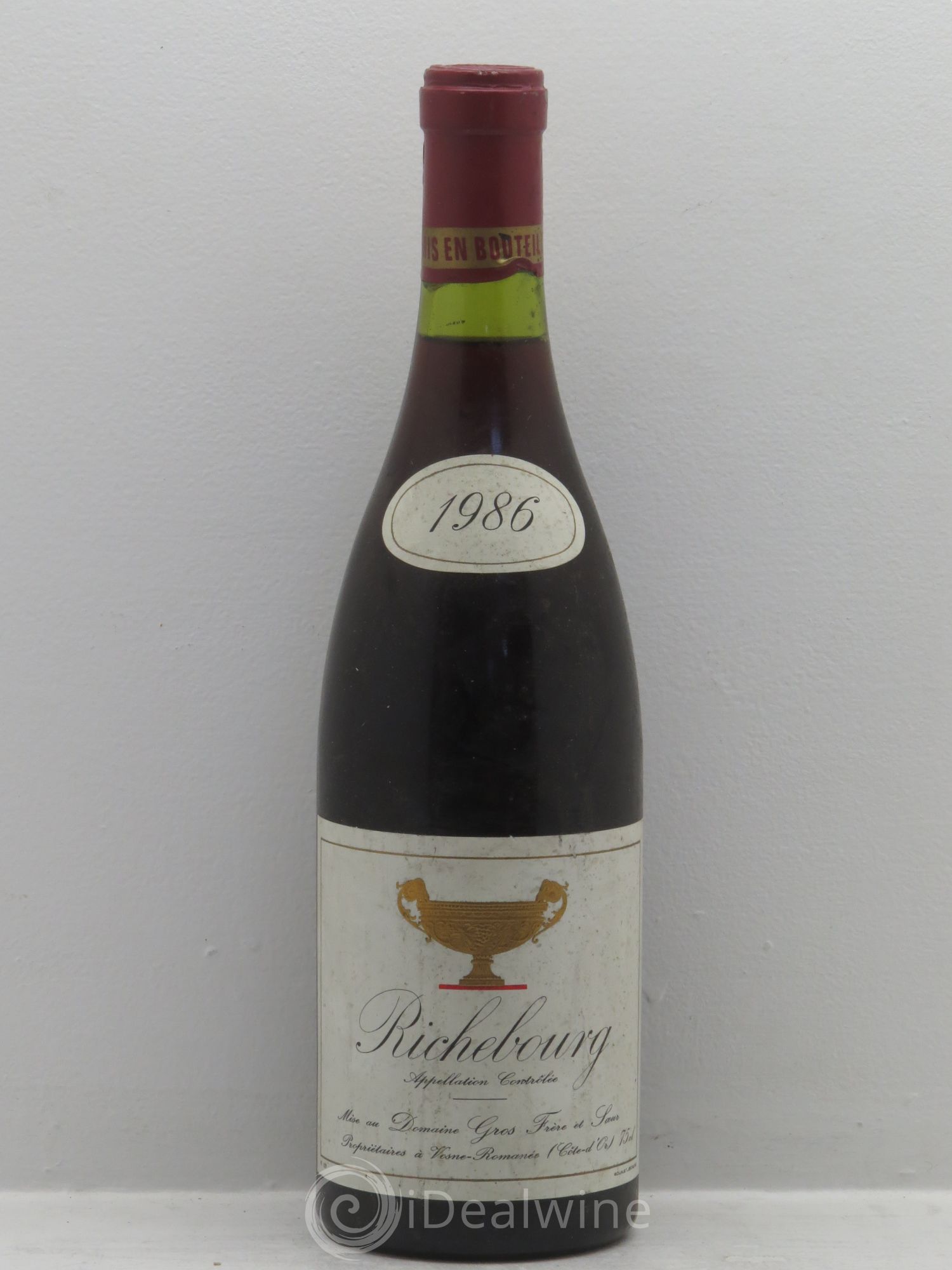 Richebourg Grand Cru Gros Frère & Soeur 1986 - Lot de 1 bouteille - 0