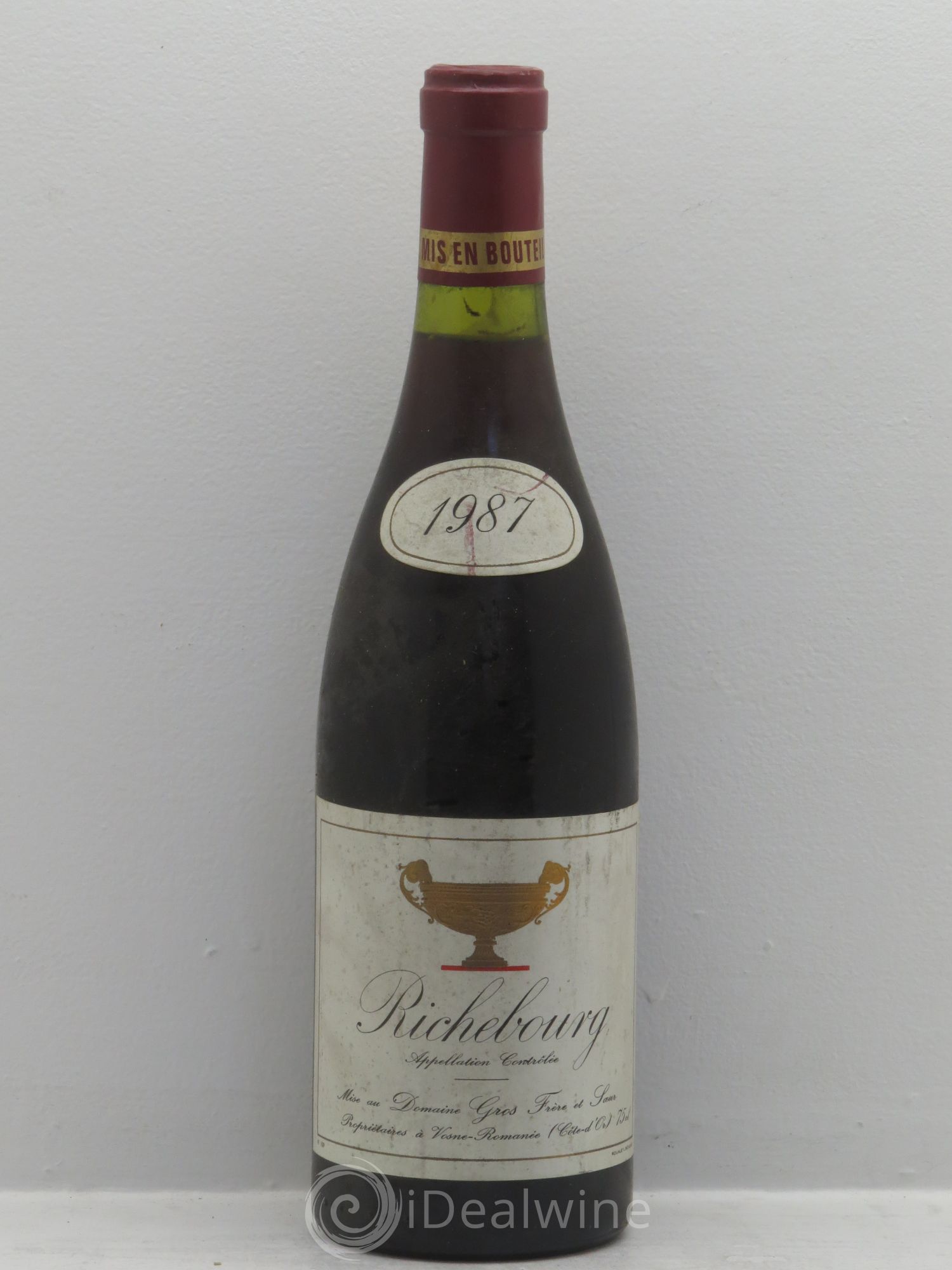 Richebourg Grand Cru Gros Frère & Soeur 1987 - Lot de 1 bouteille - 0