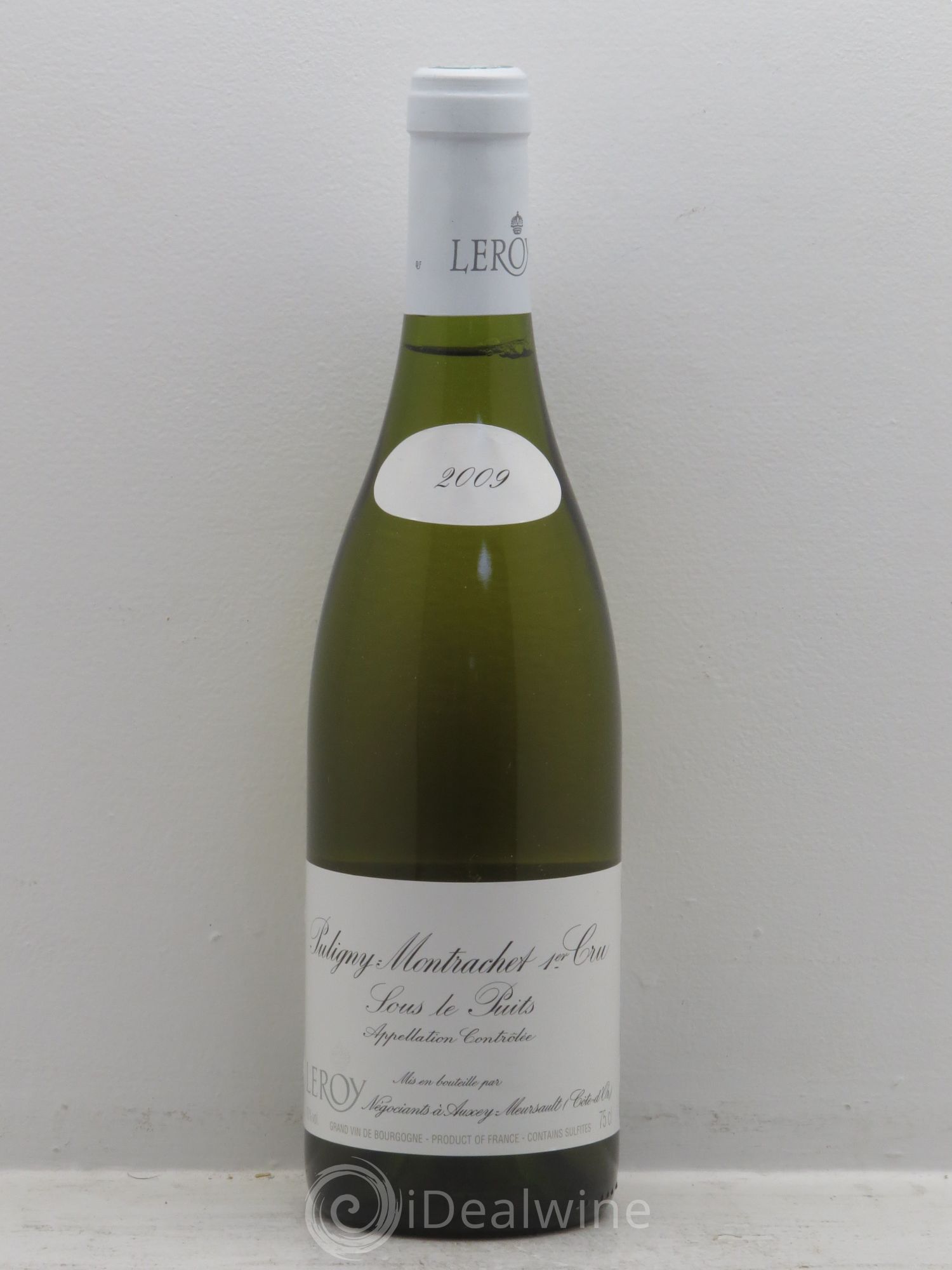 Puligny-Montrachet 1er Cru Leroy SA 2009 - Lot de 1 bouteille - 0