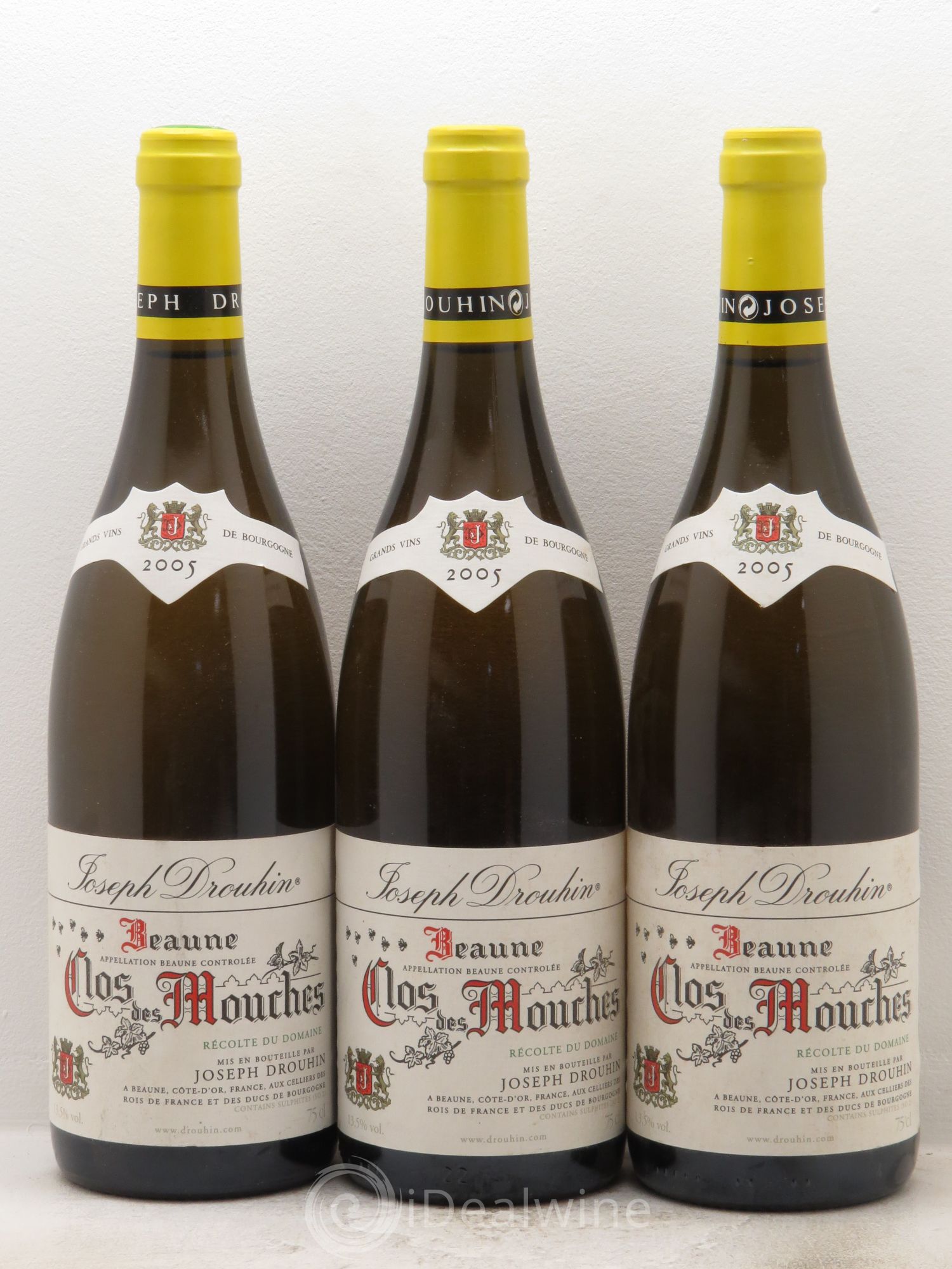 Beaune 1er Cru Clos des Mouches Joseph Drouhin 2005 - Lot de 3 bouteilles - 0