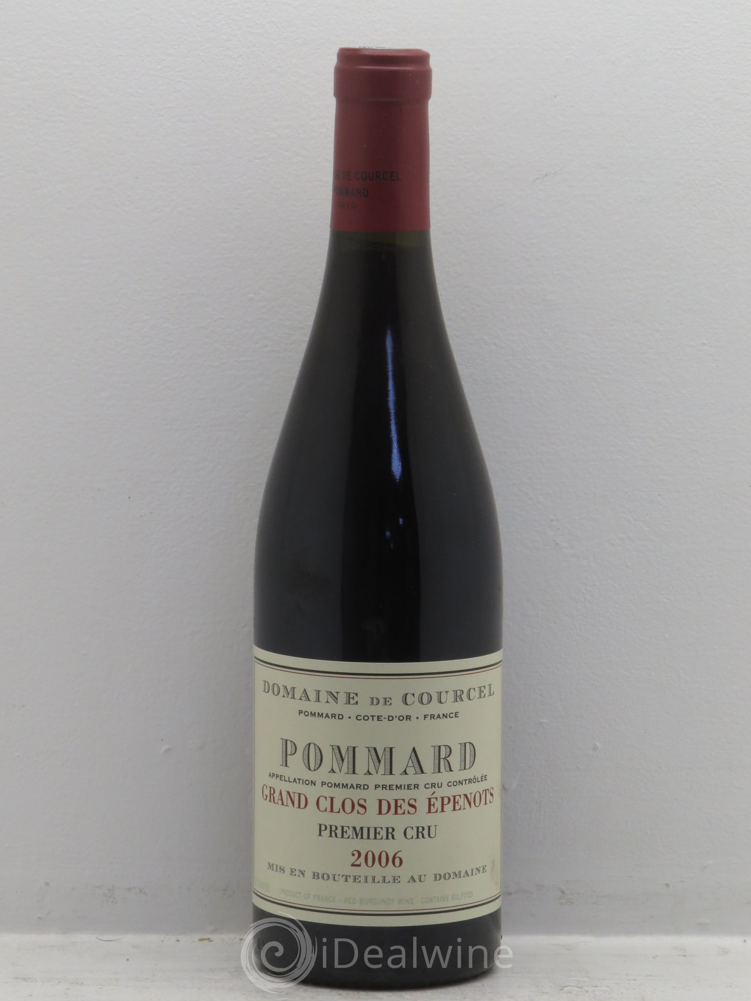 Pommard 1er Cru Grand Clos des Epenots de Courcel (Domaine) 2006 - Lot de 1 bouteille - 0