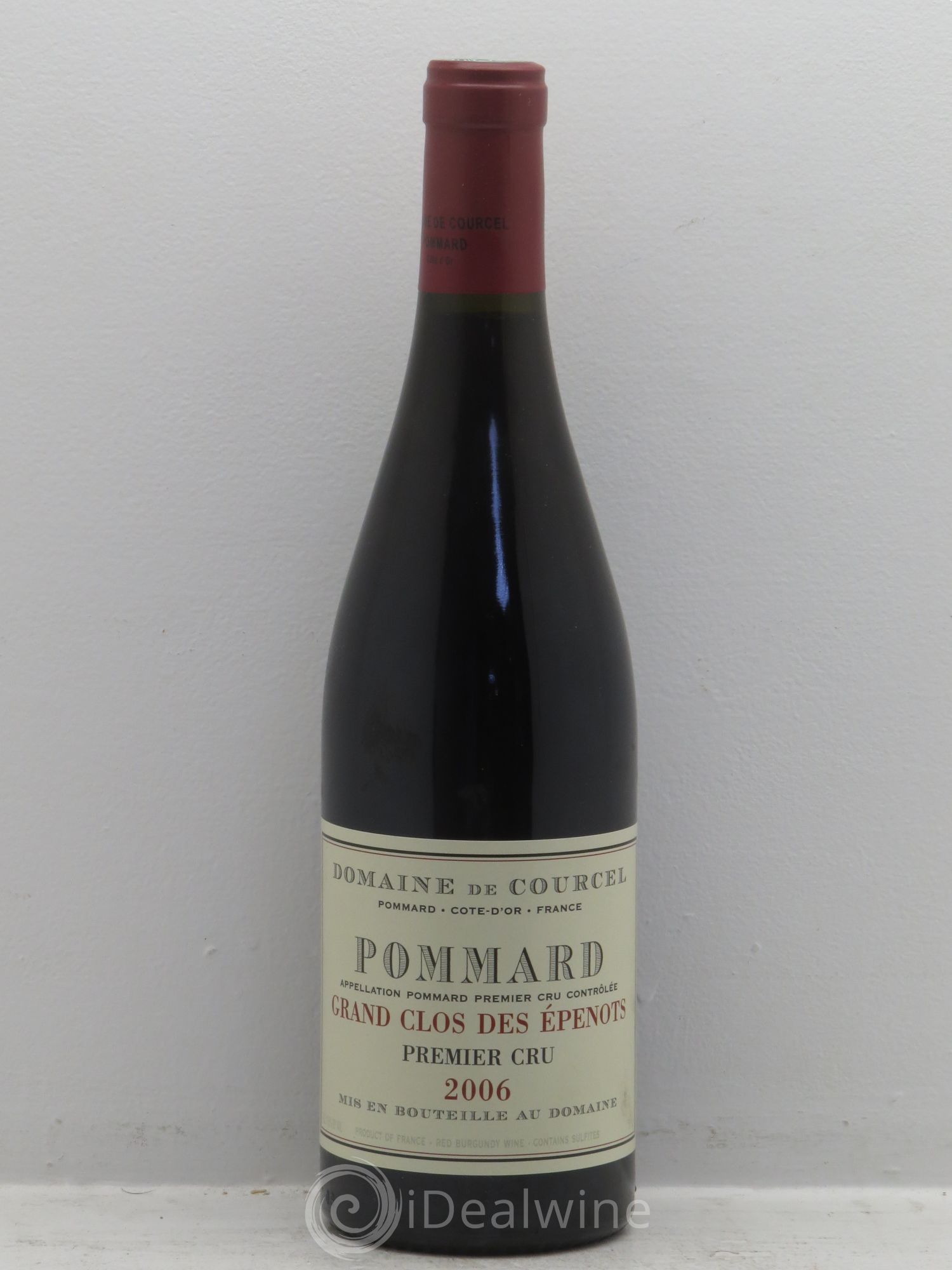 Pommard 1er Cru Grand Clos des Epenots de Courcel (Domaine) 2006 - Posten von 1 Flasche - 0