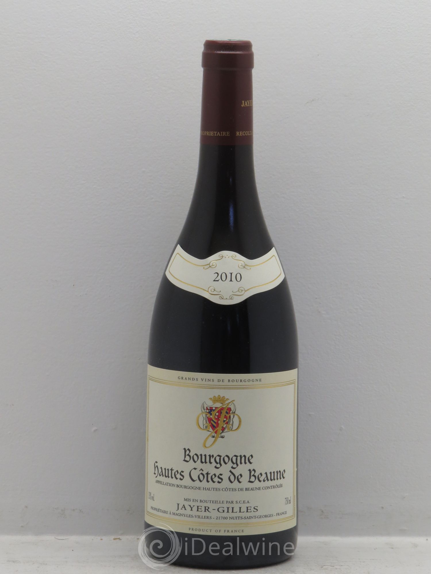 Hautes-Côtes de Beaune Hoffmann-Jayer (anciennement Jayer-Gilles) 2010 - Lot de 1 bouteille - 0
