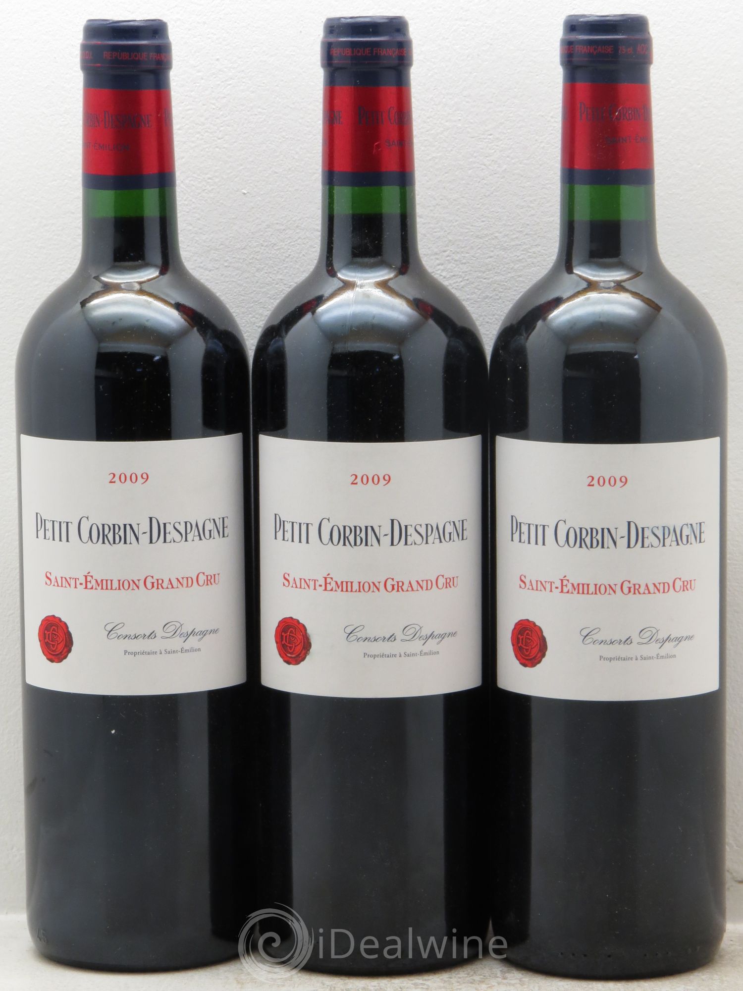Petit Corbin Despagne Second Vin 2005 - Lot de 3 bouteilles - 0