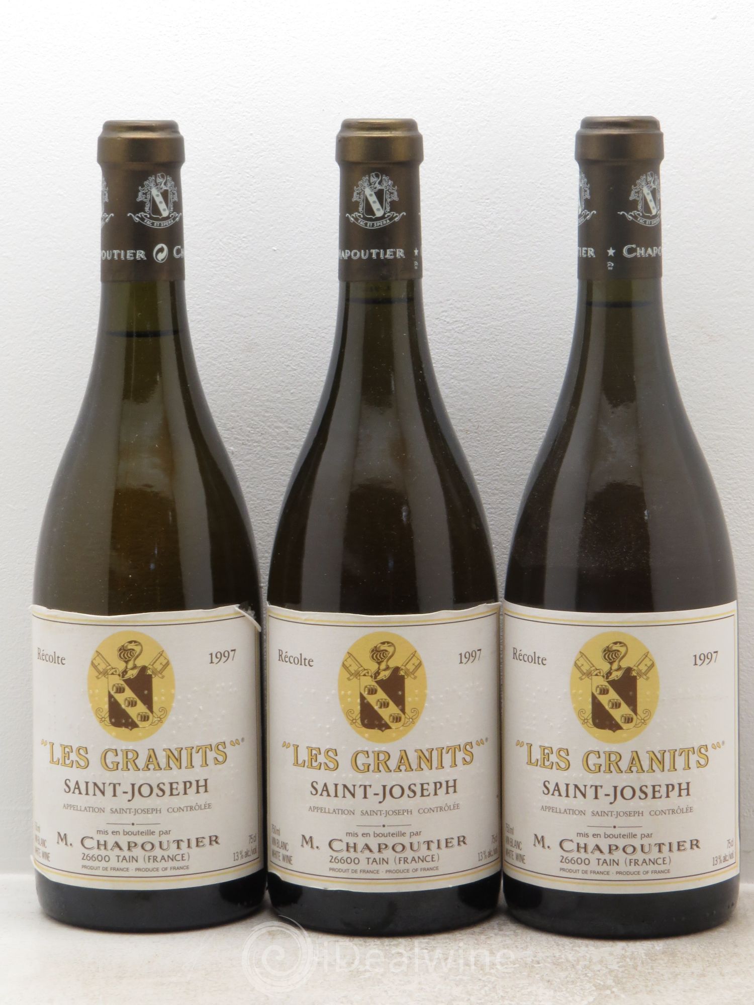 Saint-Joseph Les Granits Chapoutier 1997 - Lot de 3 bouteilles - 0