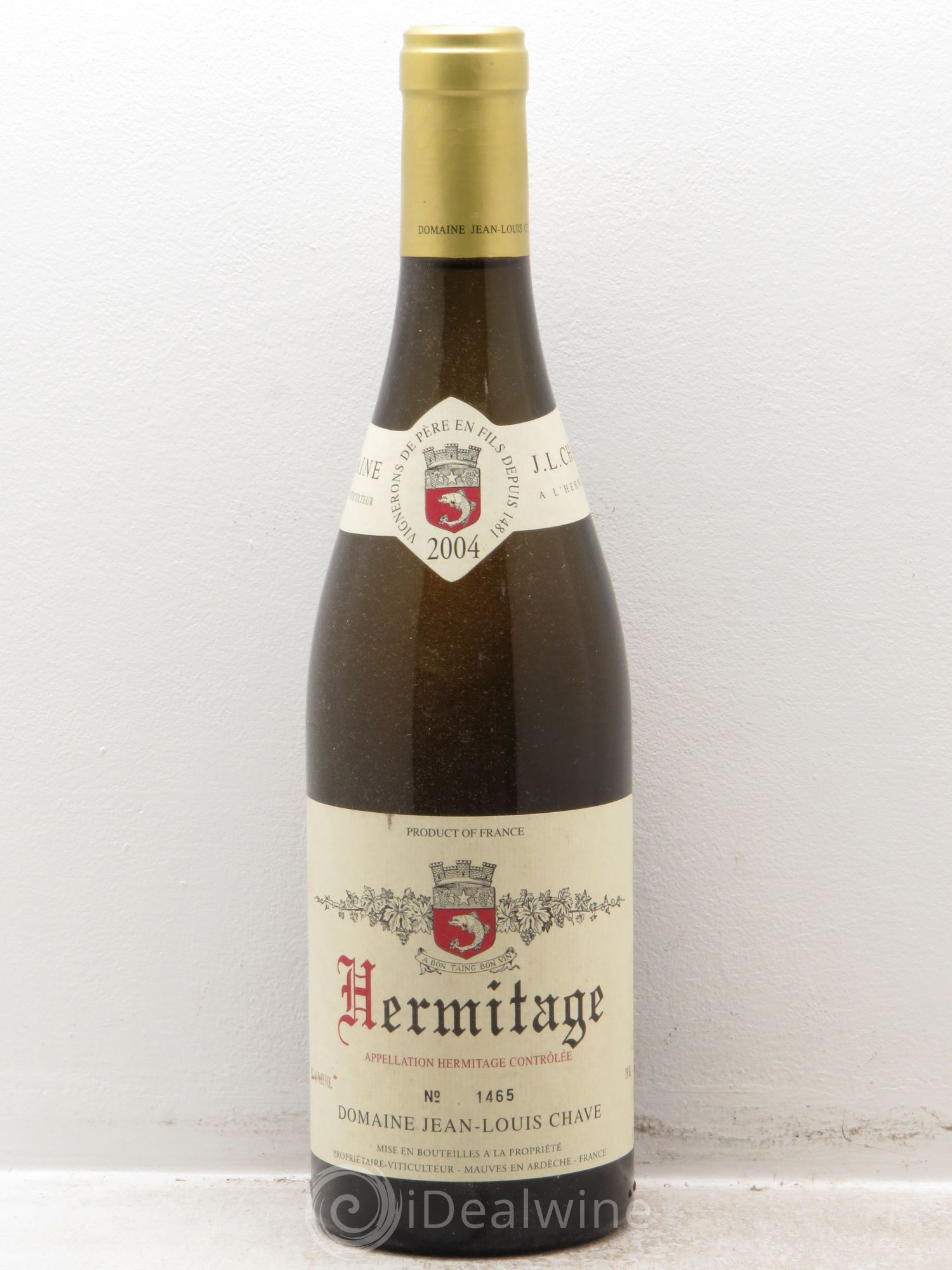 Hermitage Jean-Louis Chave 2004 - Lot de 1 bouteille - 0