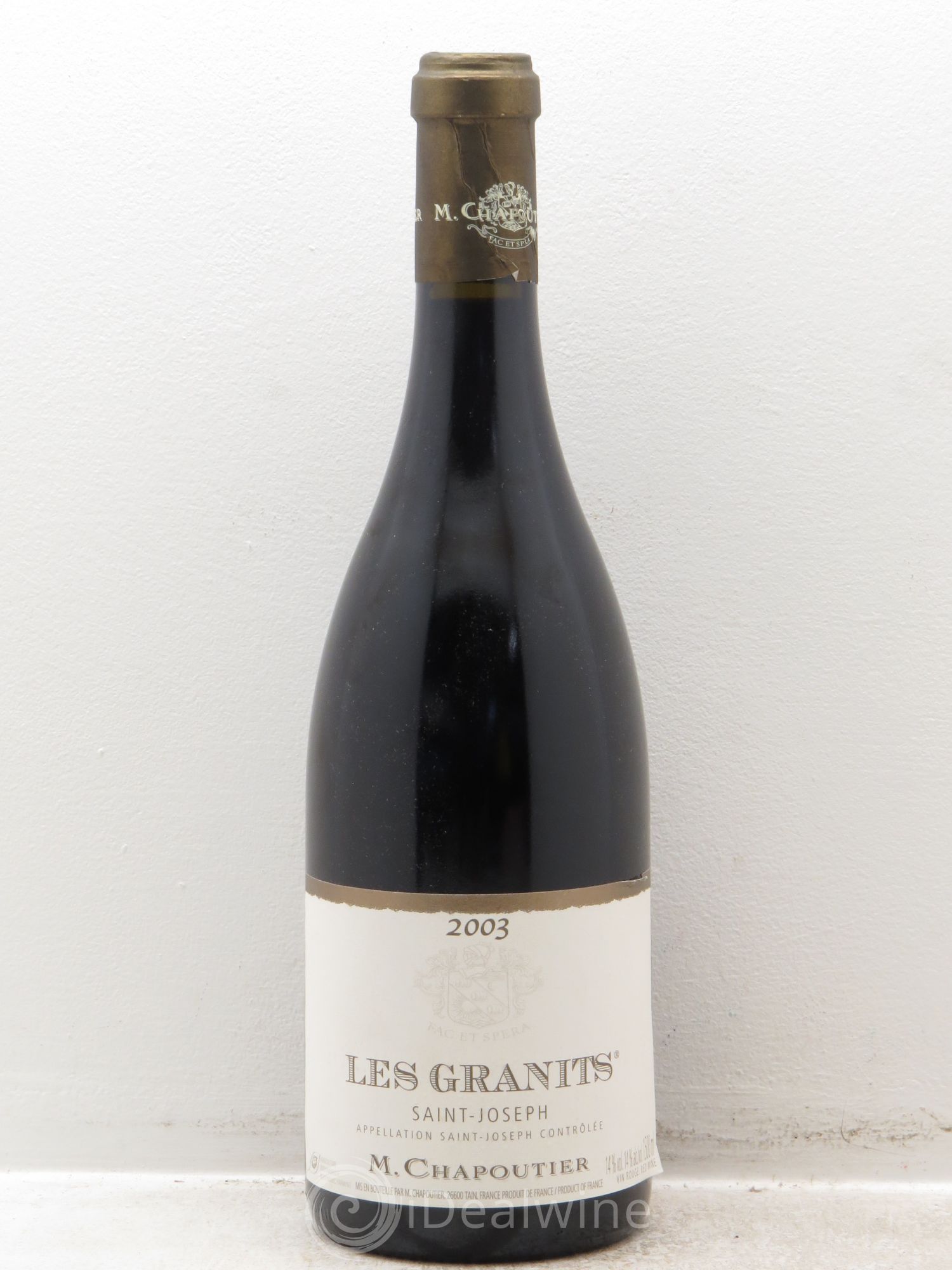 Saint-Joseph Les Granits Chapoutier 2003 - Lot de 1 bouteille - 0