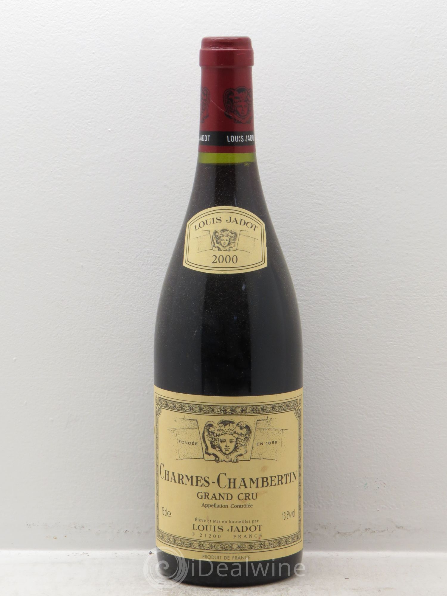Charmes-Chambertin Grand Cru Maison Louis Jadot 2000 - Lot de 1 bouteille - 0
