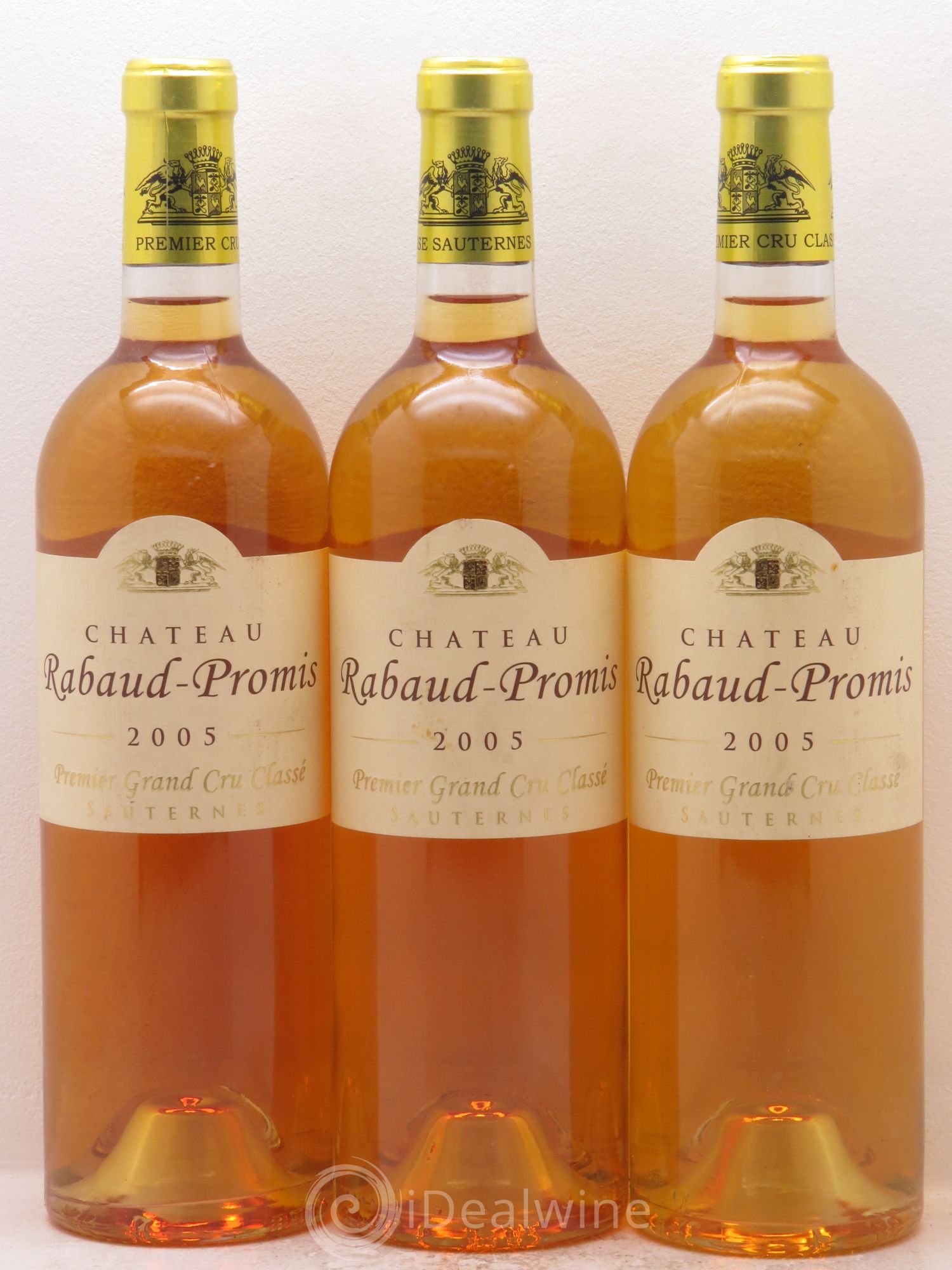 Château Rabaud Promis 1er Grand Cru Classé 2005 - Lotto di 3 bottiglie - 0