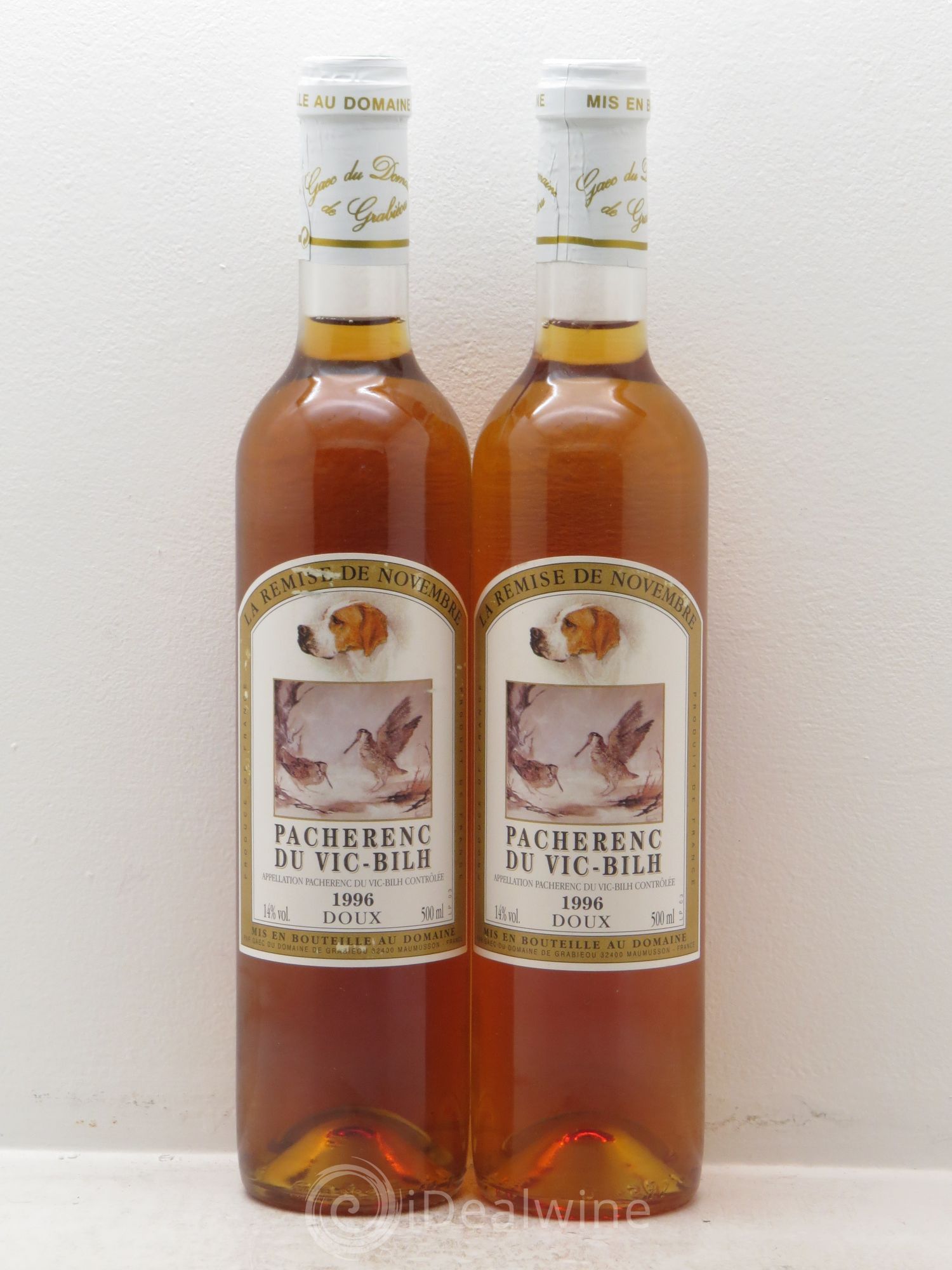 Pacherenc du Vic-Bilh La Remise de Novembre - Grabiéou (50cl) 1996 - Lotto di 2 bottiglie - 0