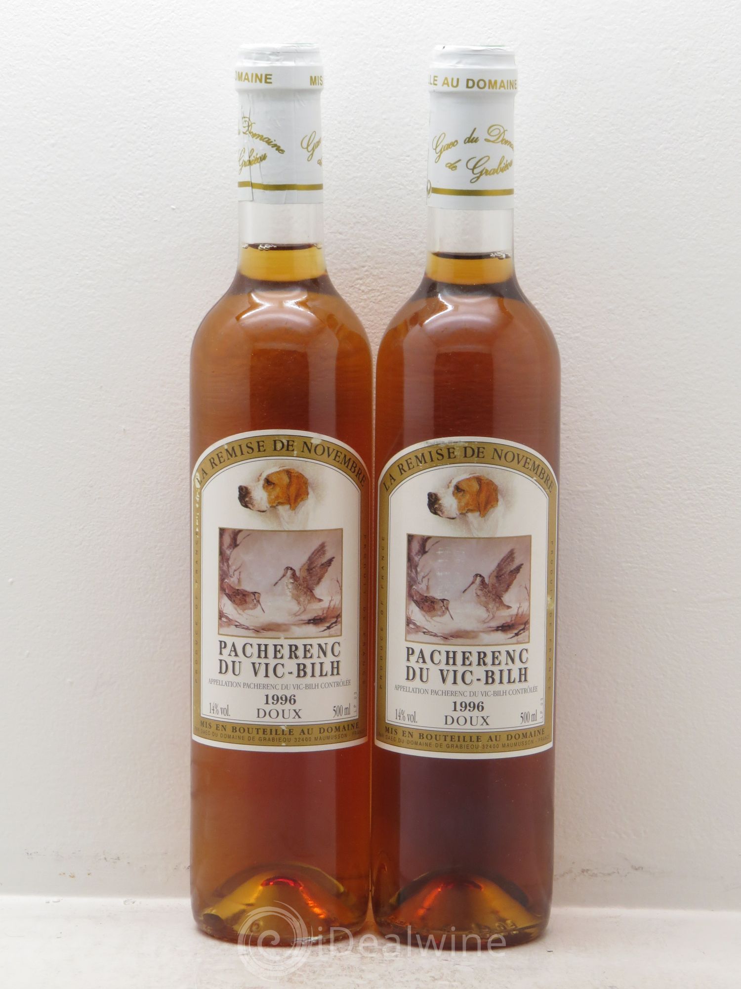 Pacherenc du Vic-Bilh La Remise de Novembre - Grabiéou (50cl) 1996 - Lotto di 2 bottiglie - 0