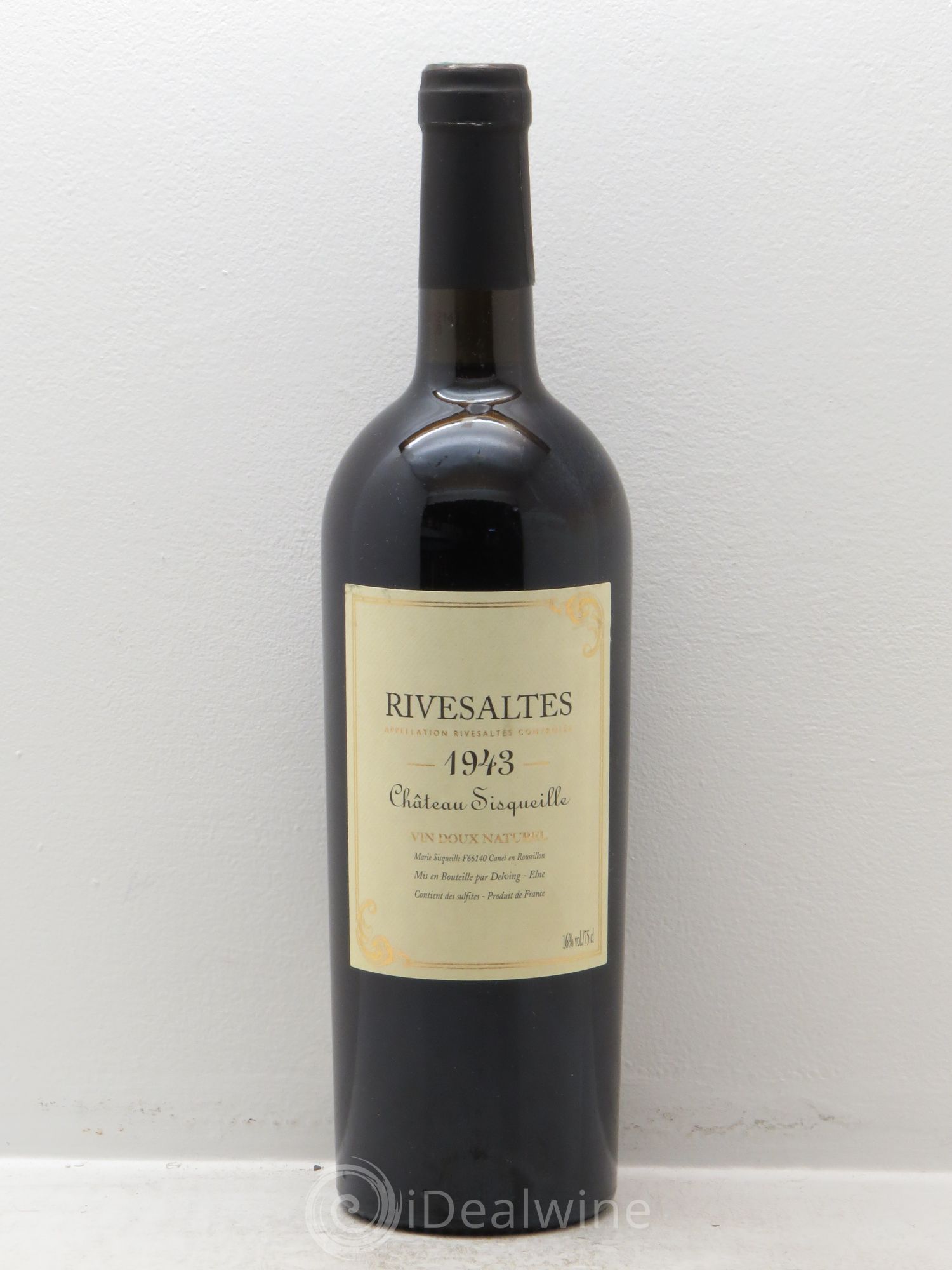 Rivesaltes Château Sisqueille 1943 - Posten von 1 Flasche - 0