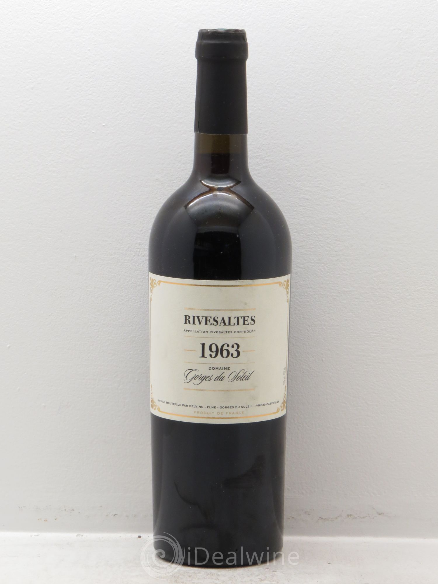 Rivesaltes Gorges du Soleil (Domaine) 1963 - Posten von 1 Flasche - 0