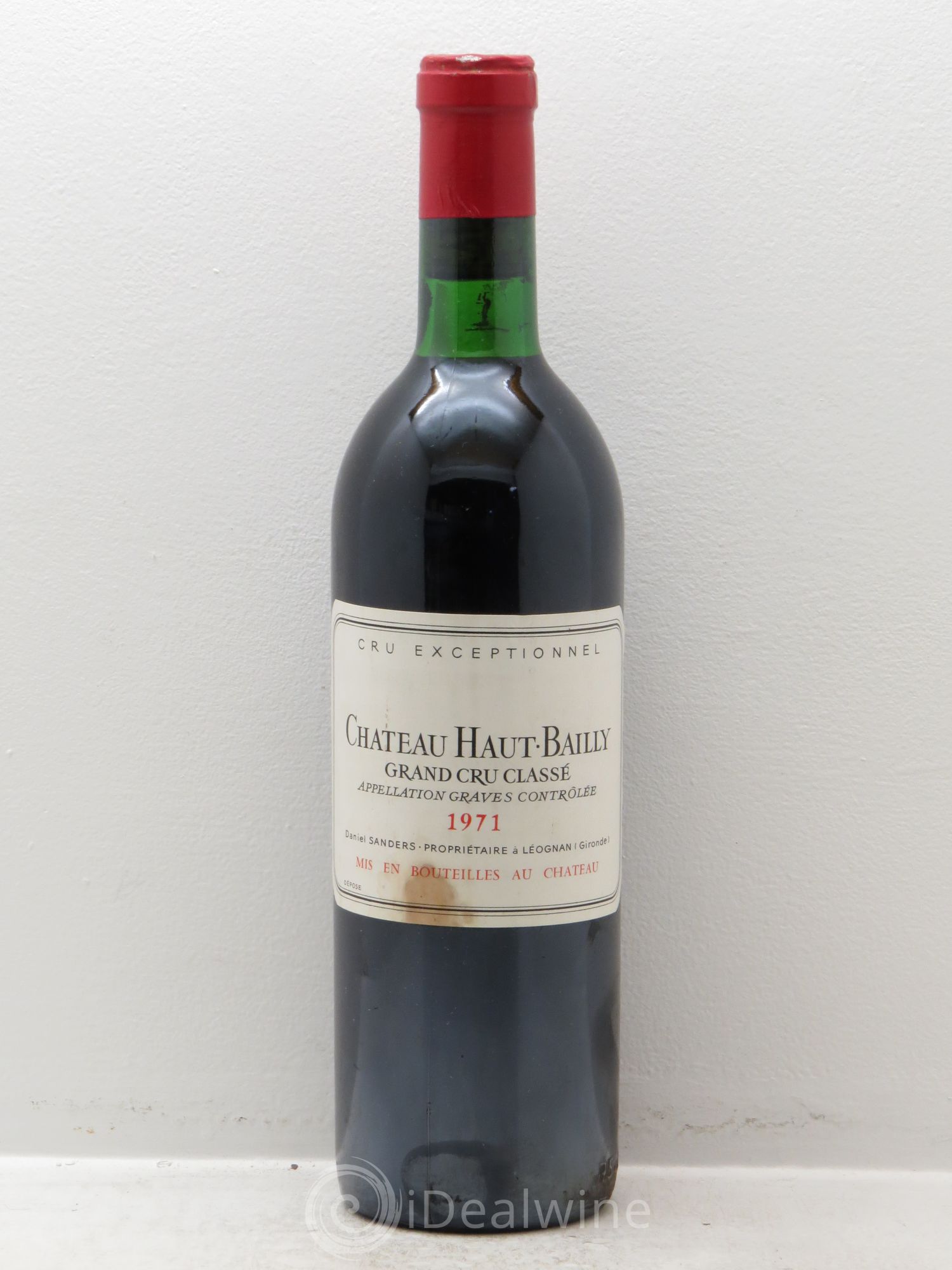 Château Haut-Bailly Cru Classé de Graves 1971 - Lot de 1 bouteille - 0