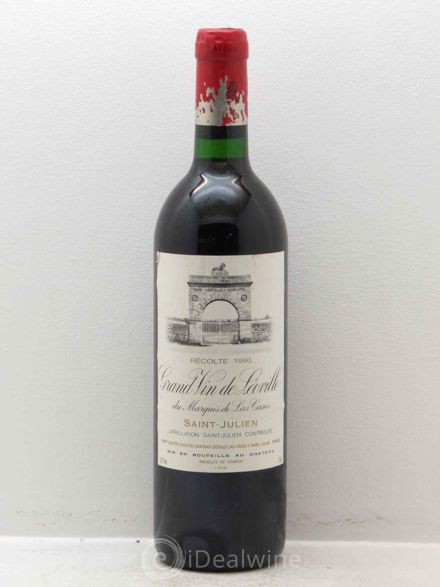 Château Léoville Las Cases 2ème Grand Cru Classé 1990 - Lot de 1 bouteille - 0