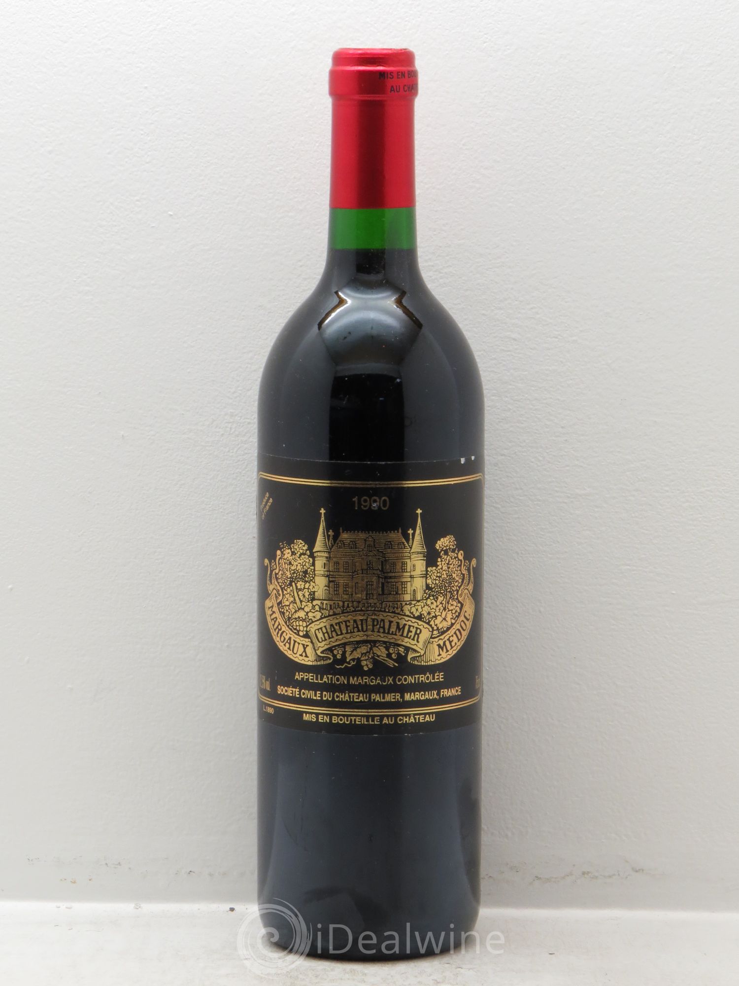 Château Palmer 3ème Grand Cru Classé 1990 - Lot de 1 bouteille - 0