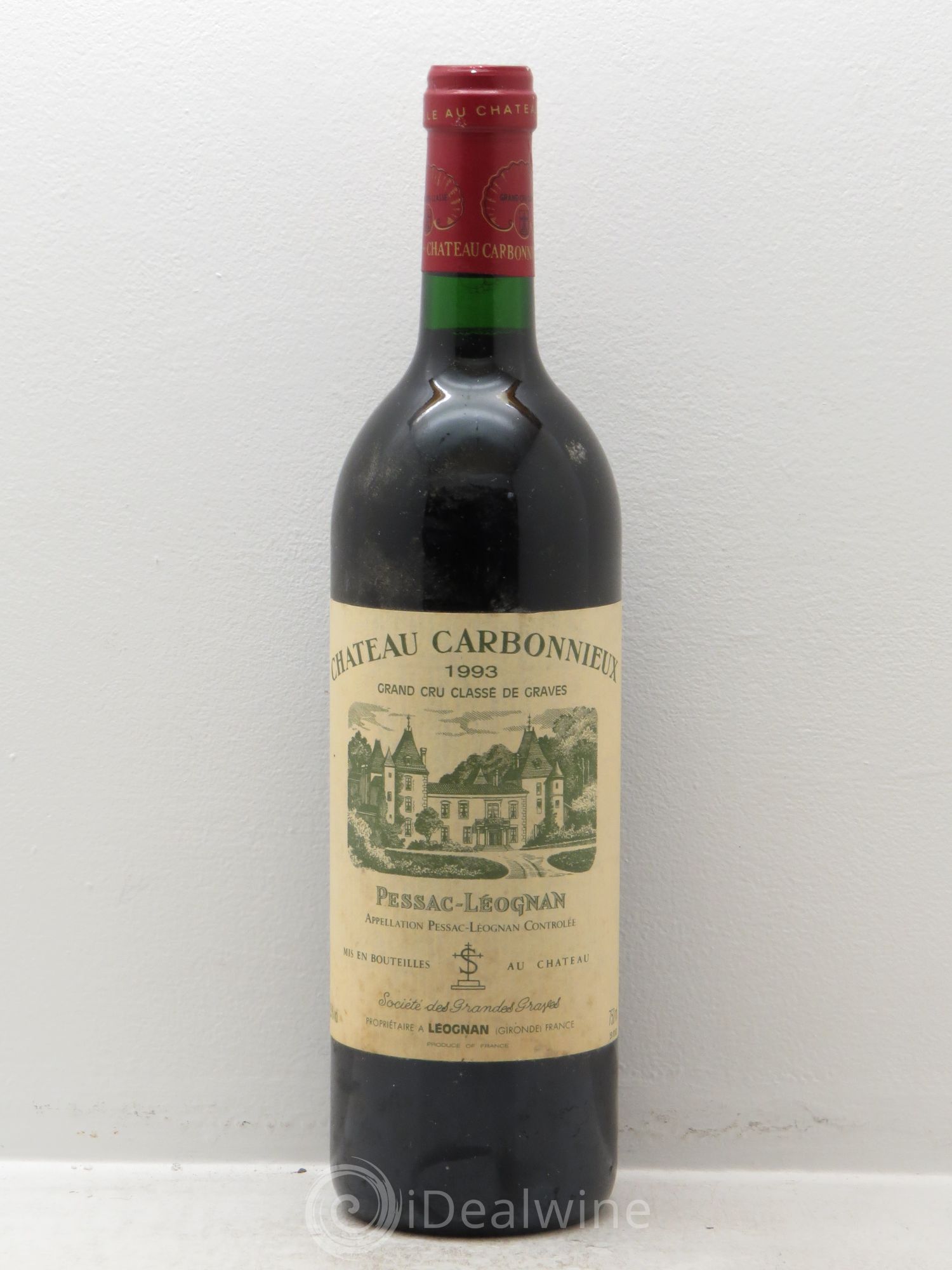 Château Carbonnieux Cru Classé de Graves 1993 - Lot de 1 bouteille - 0
