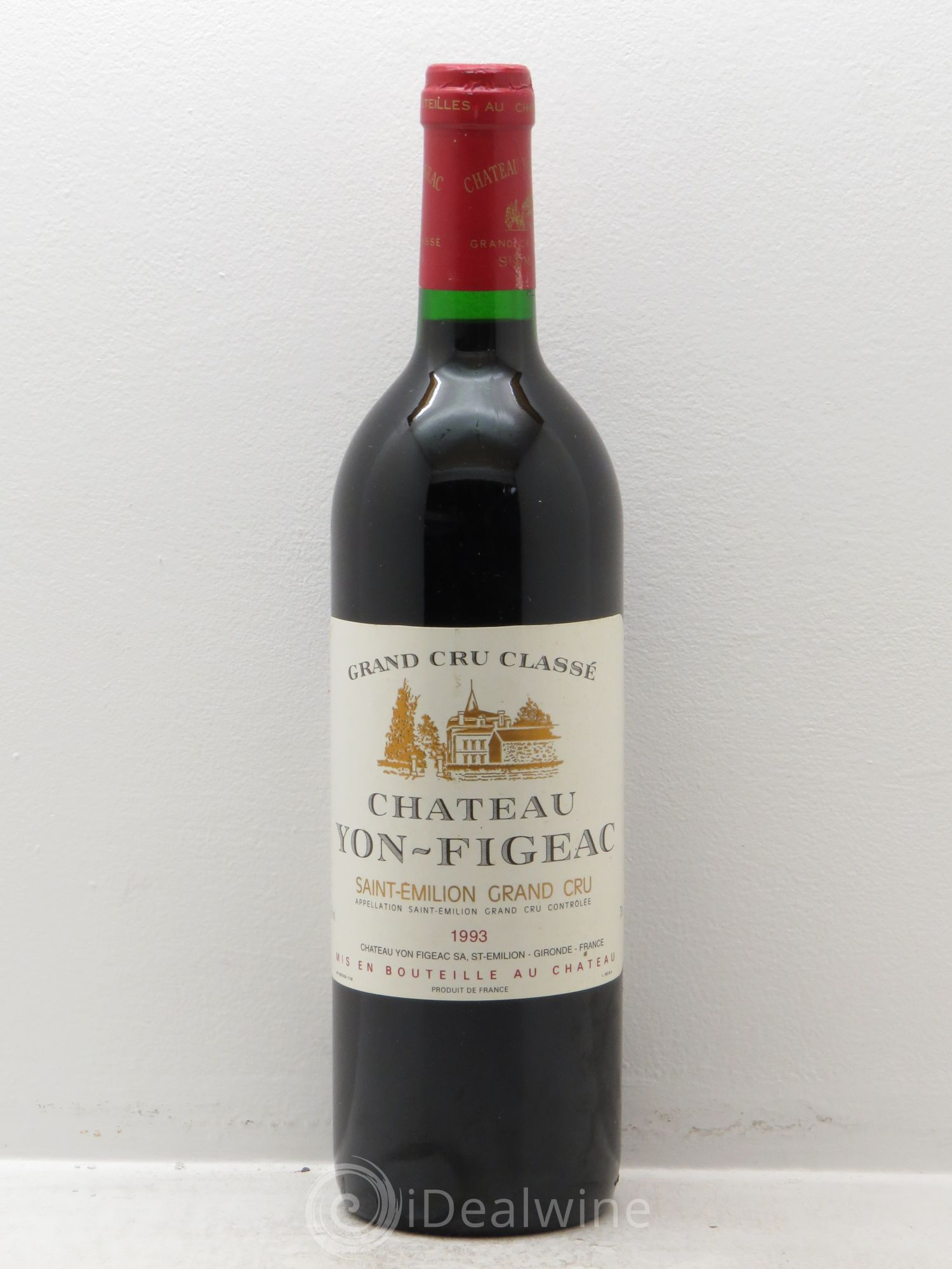 Château Yon Figeac Grand Cru Classé 1993 - Lot de 1 bouteille - 0