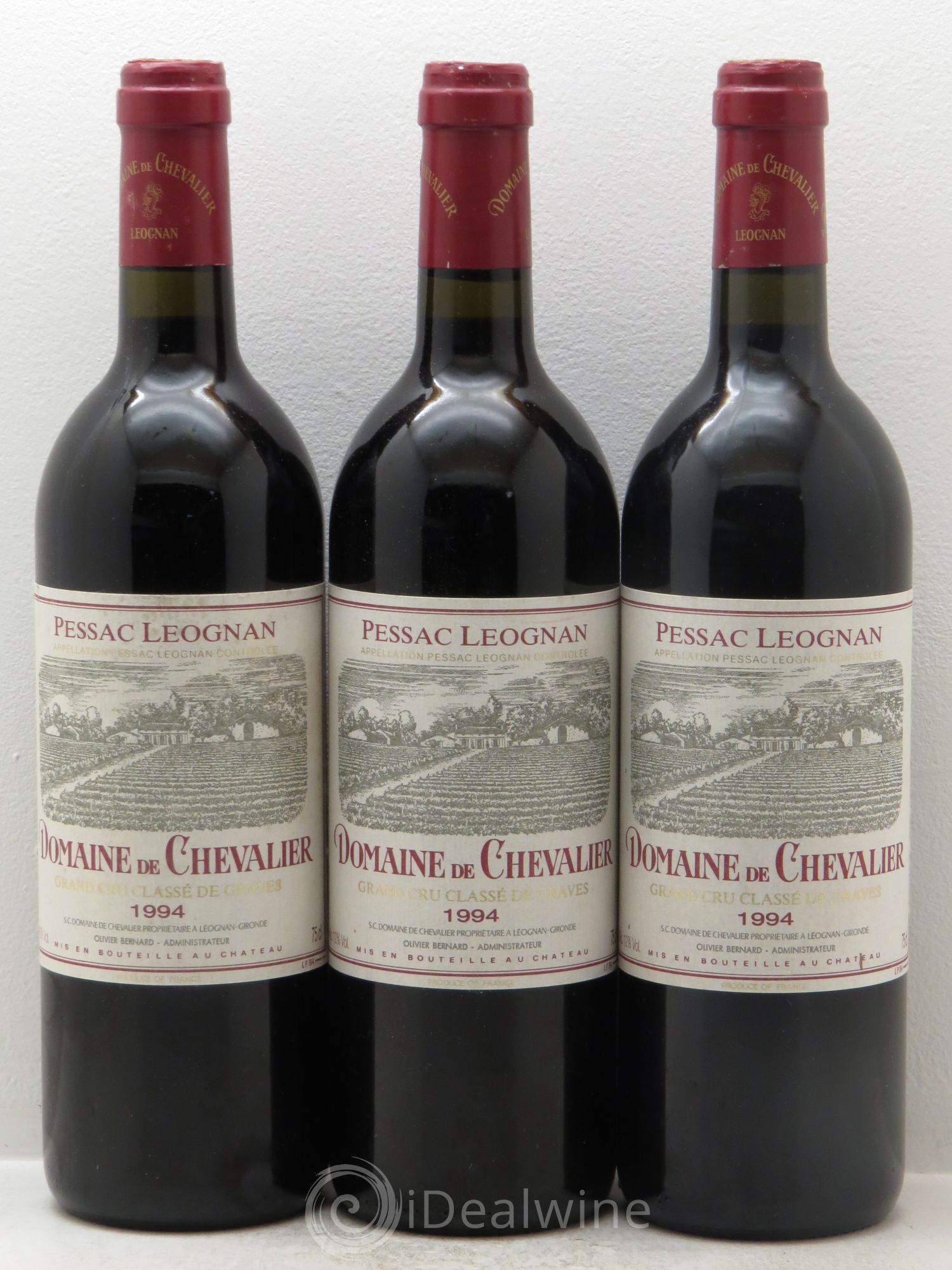 Domaine de Chevalier Cru Classé de Graves 1994 - Lot de 3 bouteilles - 0