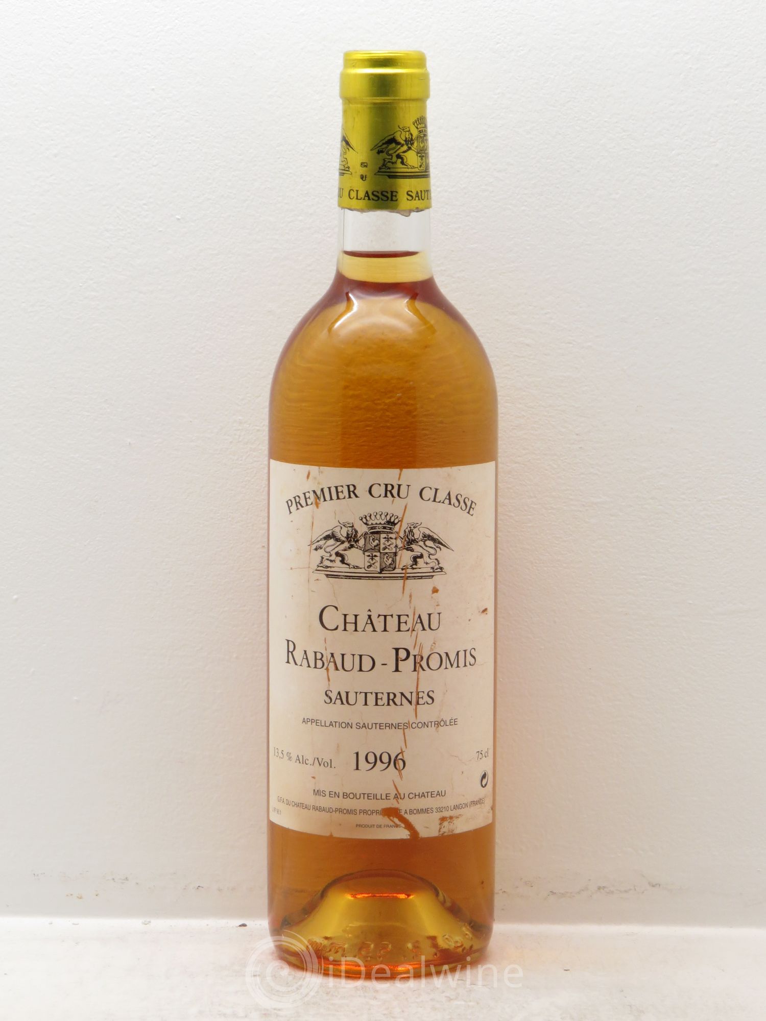 Château Rabaud Promis 1er Grand Cru Classé 1996 - Posten von 1 Flasche - 0