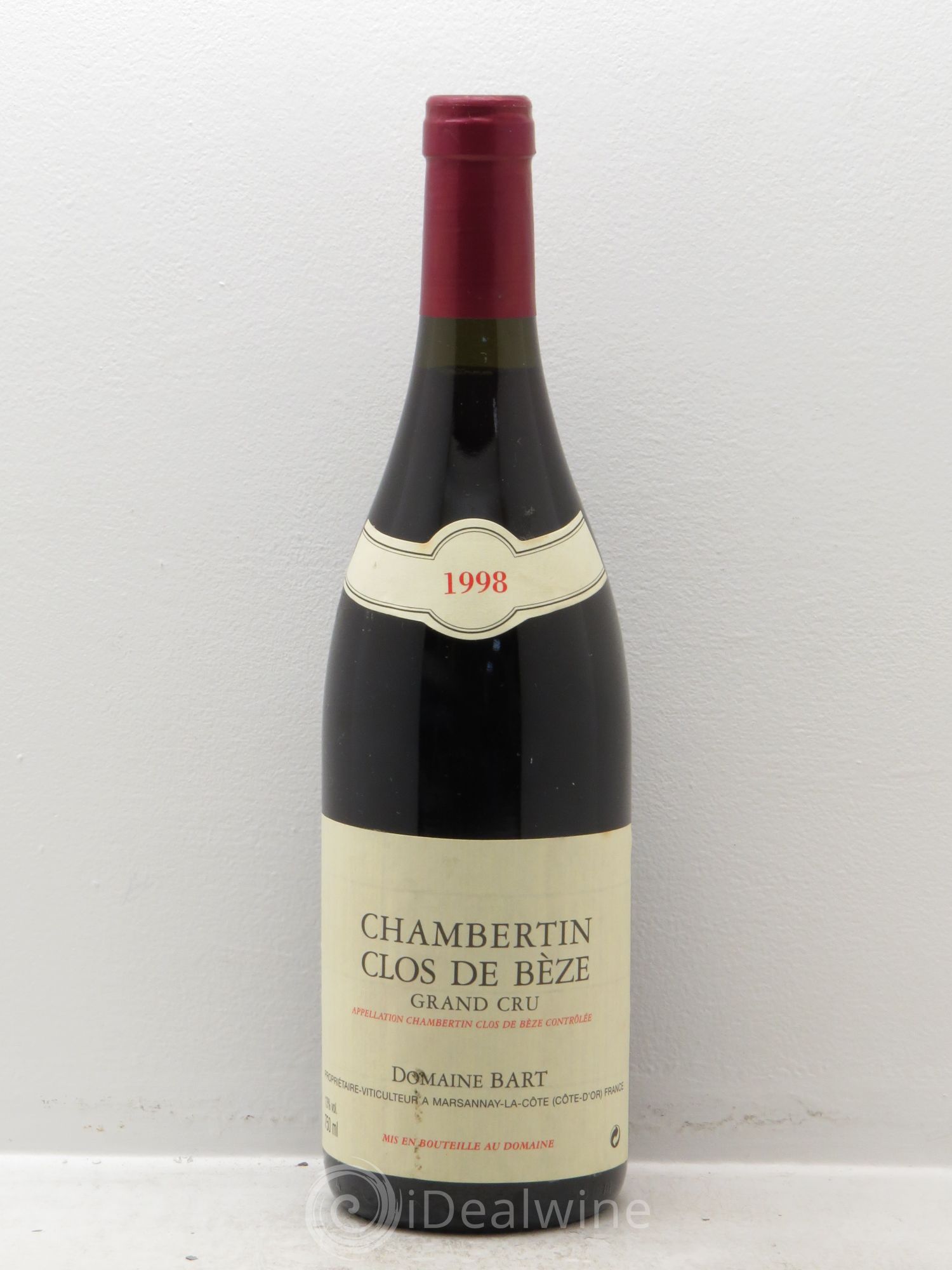 Chambertin Clos de Bèze Grand Cru Domaine Bart 1998 - Posten von 1 Flasche - 0