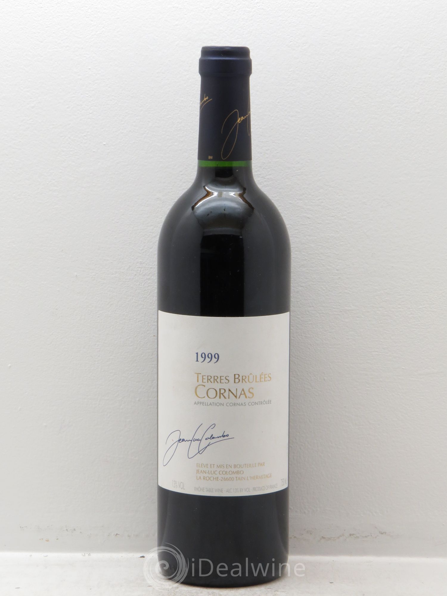 Cornas Terres Brûlées Jean-Luc Colombo 1999 - Lot de 1 bouteille - 0