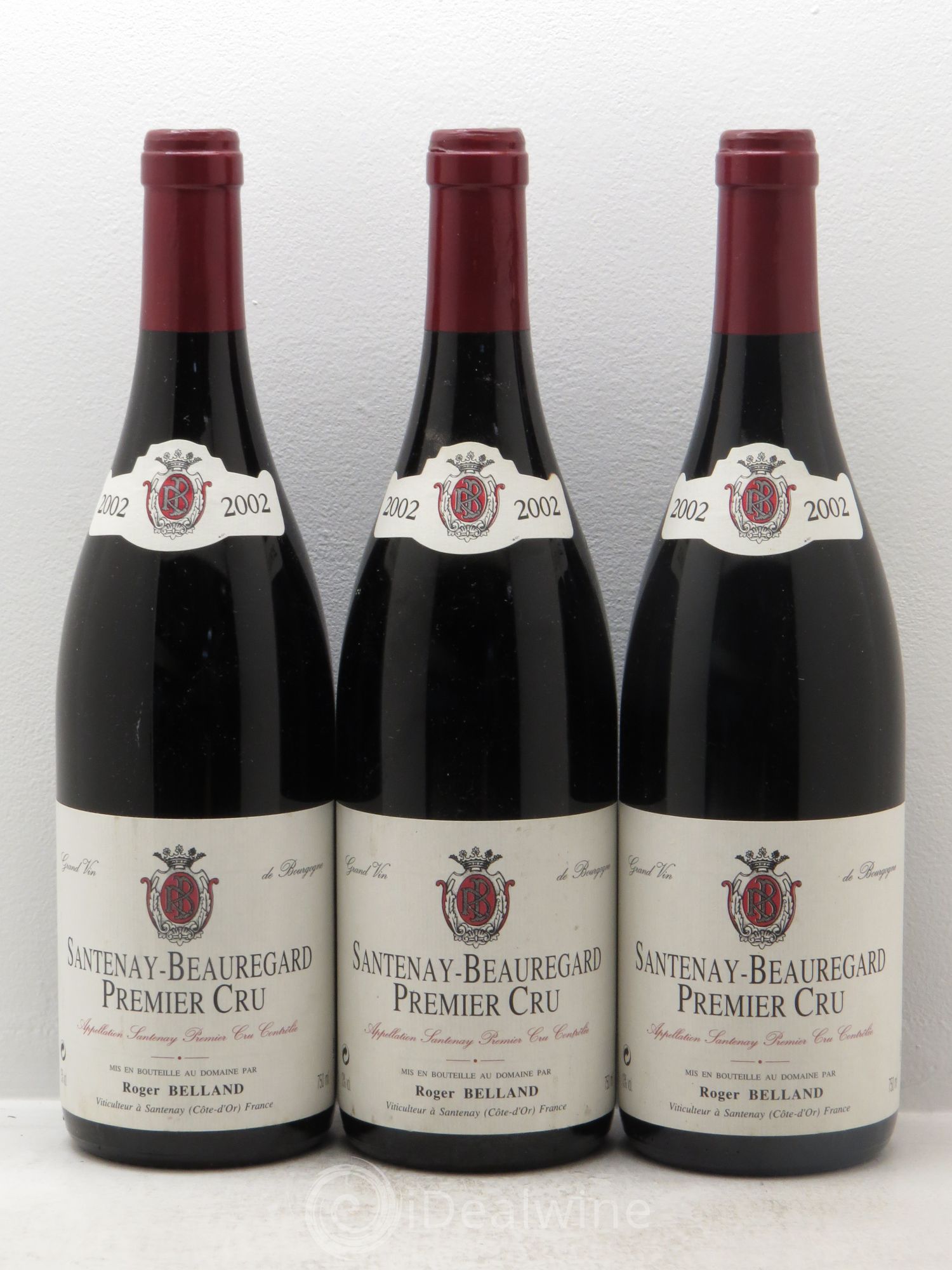 Santenay 1er Cru 2002 - Lot de 3 bouteilles - 0