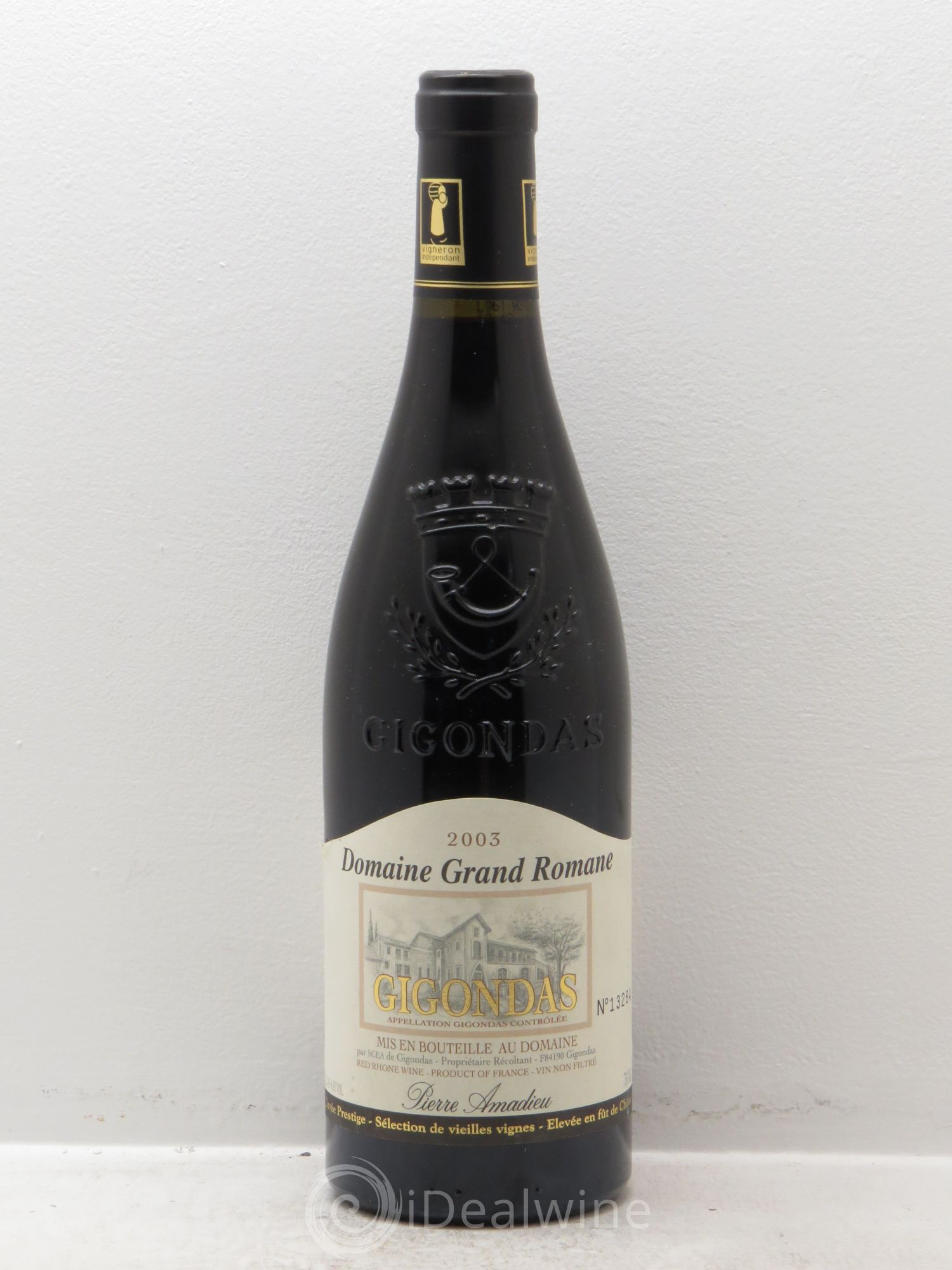 Gigondas Grand Romane Cuvée Prestige Vieilles Vignes 2003 - Posten von 1 Flasche - 0