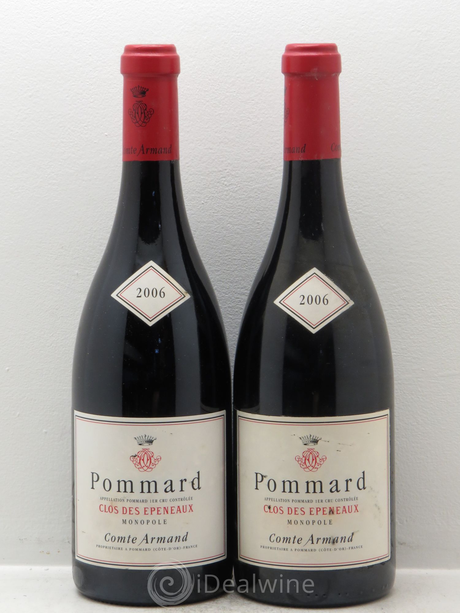 Pommard 1er Cru Clos des Epeneaux Comte Armand 2006 - Lot de 2 bouteilles - 0