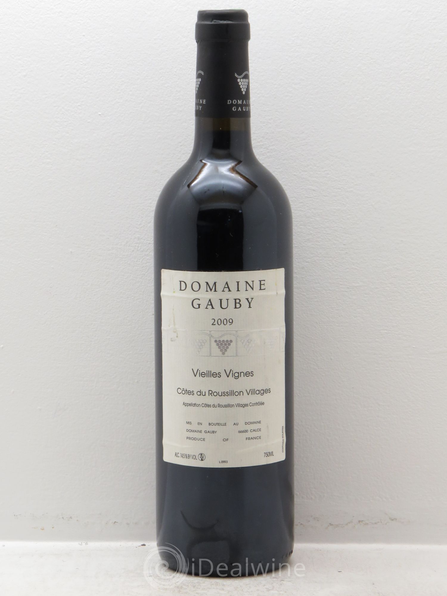 Côtes du Roussillon Villages Vieilles vignes Gauby (Domaine) 2009 - Lot de 1 bouteille - 0