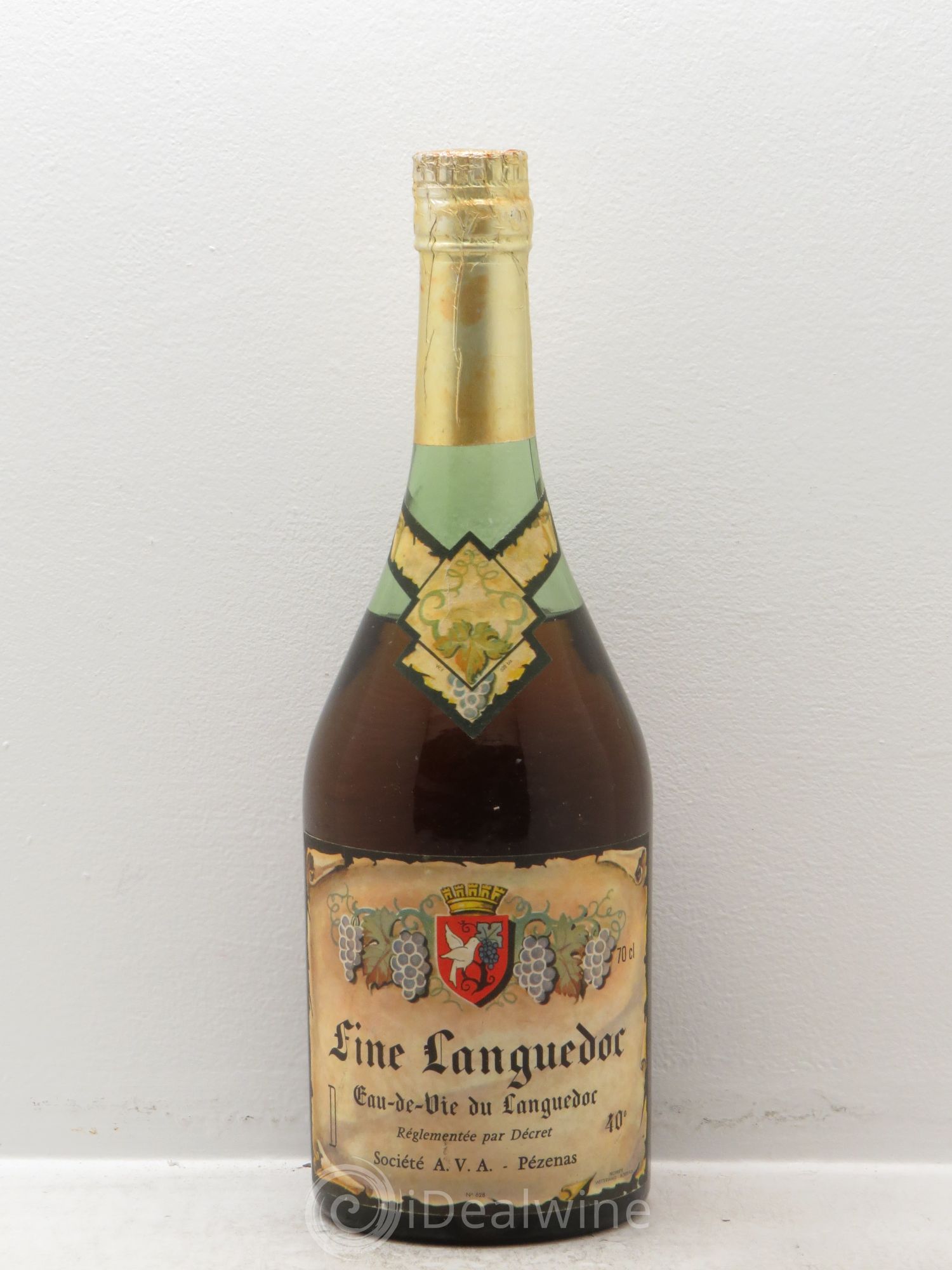 Alcools divers Fine Languedoc Pezenas (années 50 - 40°) - Posten von 1 Flasche - 0