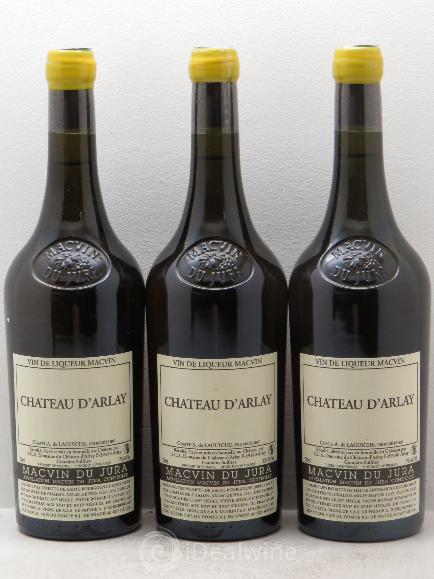 Côtes du Jura Macvin Château Arlay - Posten von 3 Flaschen - 0