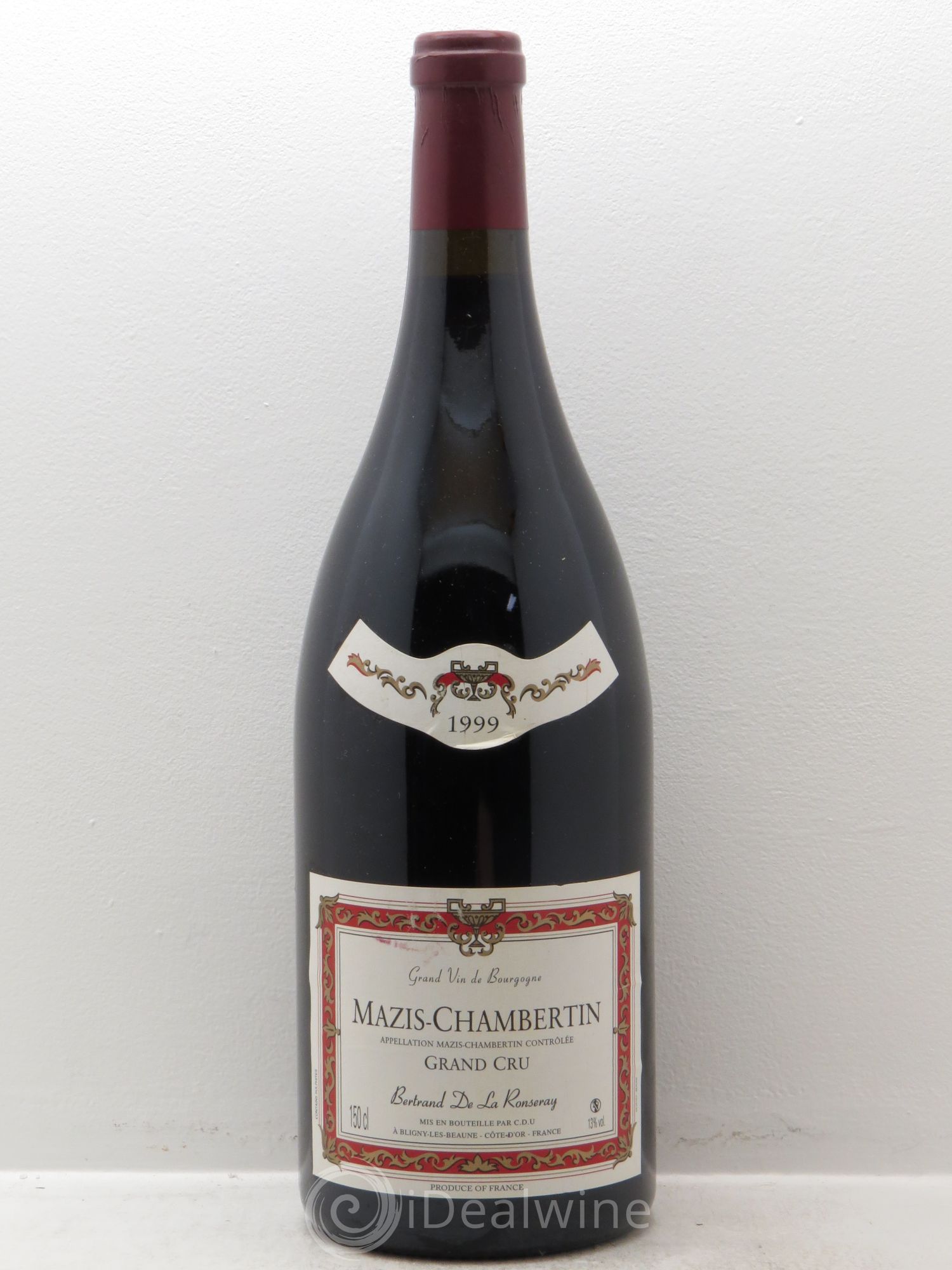 Mazis-Chambertin Grand Cru Bertrand de la Ronseray 1999 - Lot de 1 magnum - 0