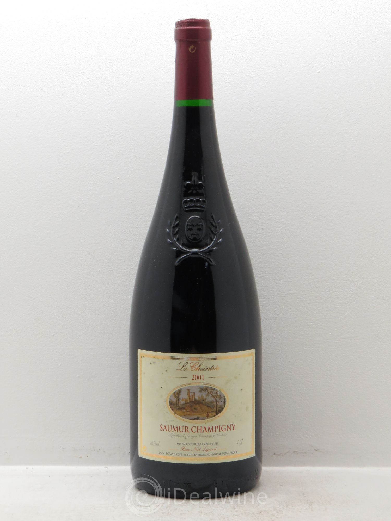 Saumur-Champigny La Chaintrée Clotilde Legrand (anciennement René-Noël Legrand) 2001 - Lot de 1 magnum - 0