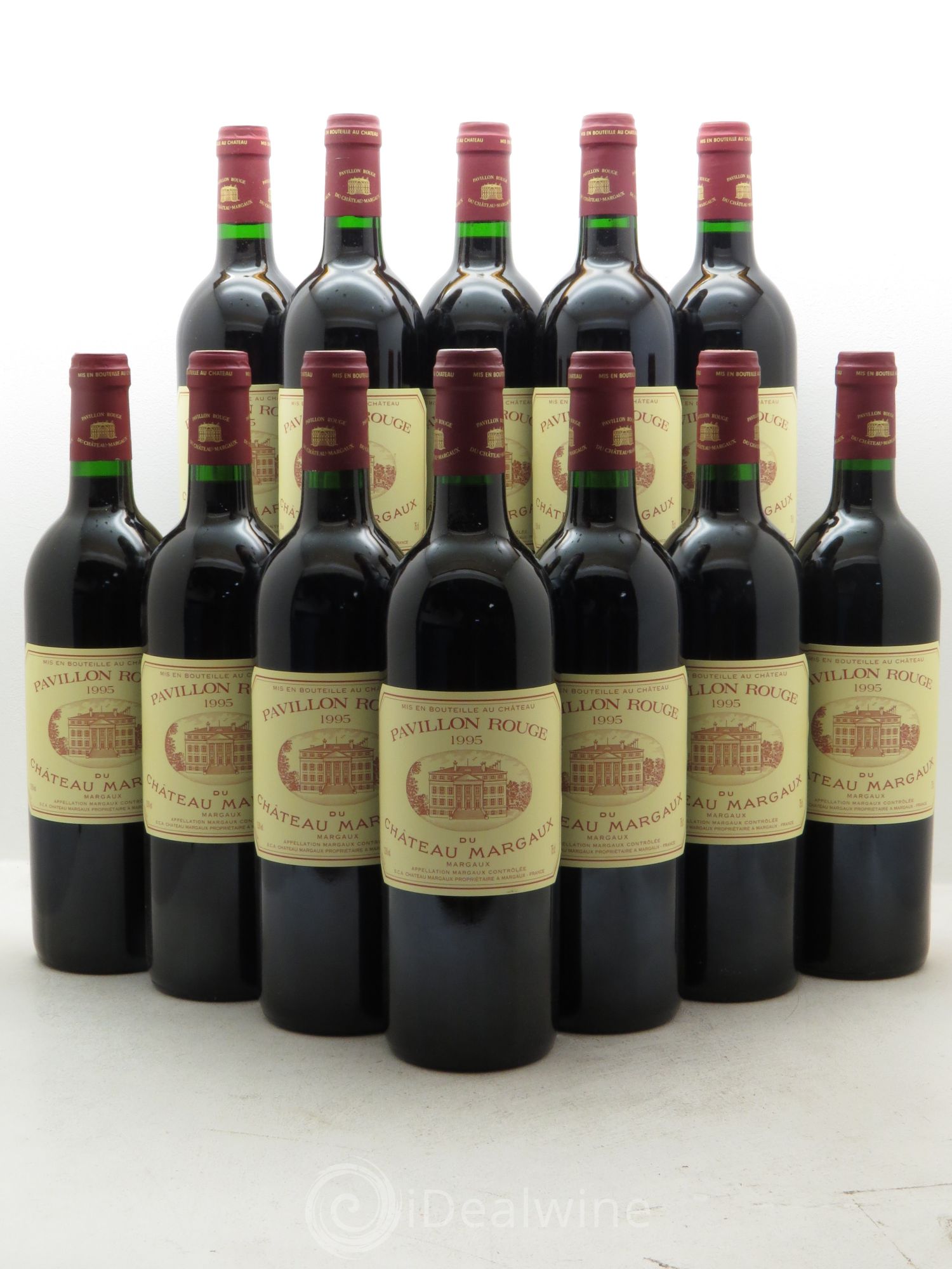 Pavillon Rouge du Château Margaux Second Vin 1995 - Lot de 12 bouteilles - 0