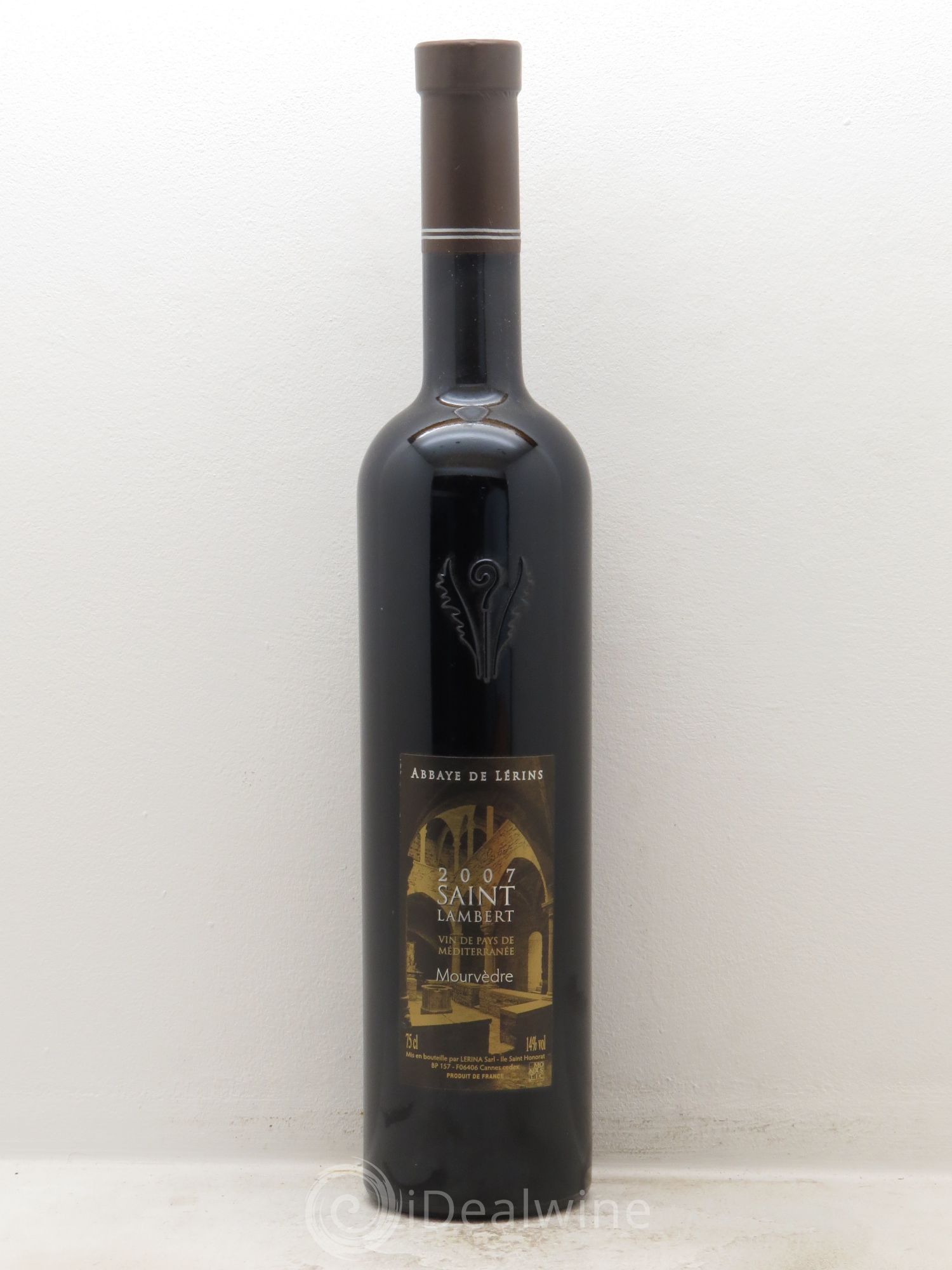 Méditerranée Abbaye de Lérins Lérina SARL Saint Lambert Mourvèdre 2007 - Posten von 1 Flasche - 0