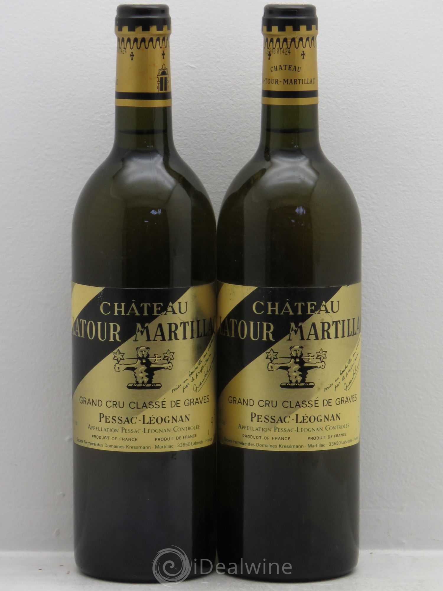 Château Latour-Martillac Cru Classé de Graves 1993 - Lot de 2 bouteilles - 0