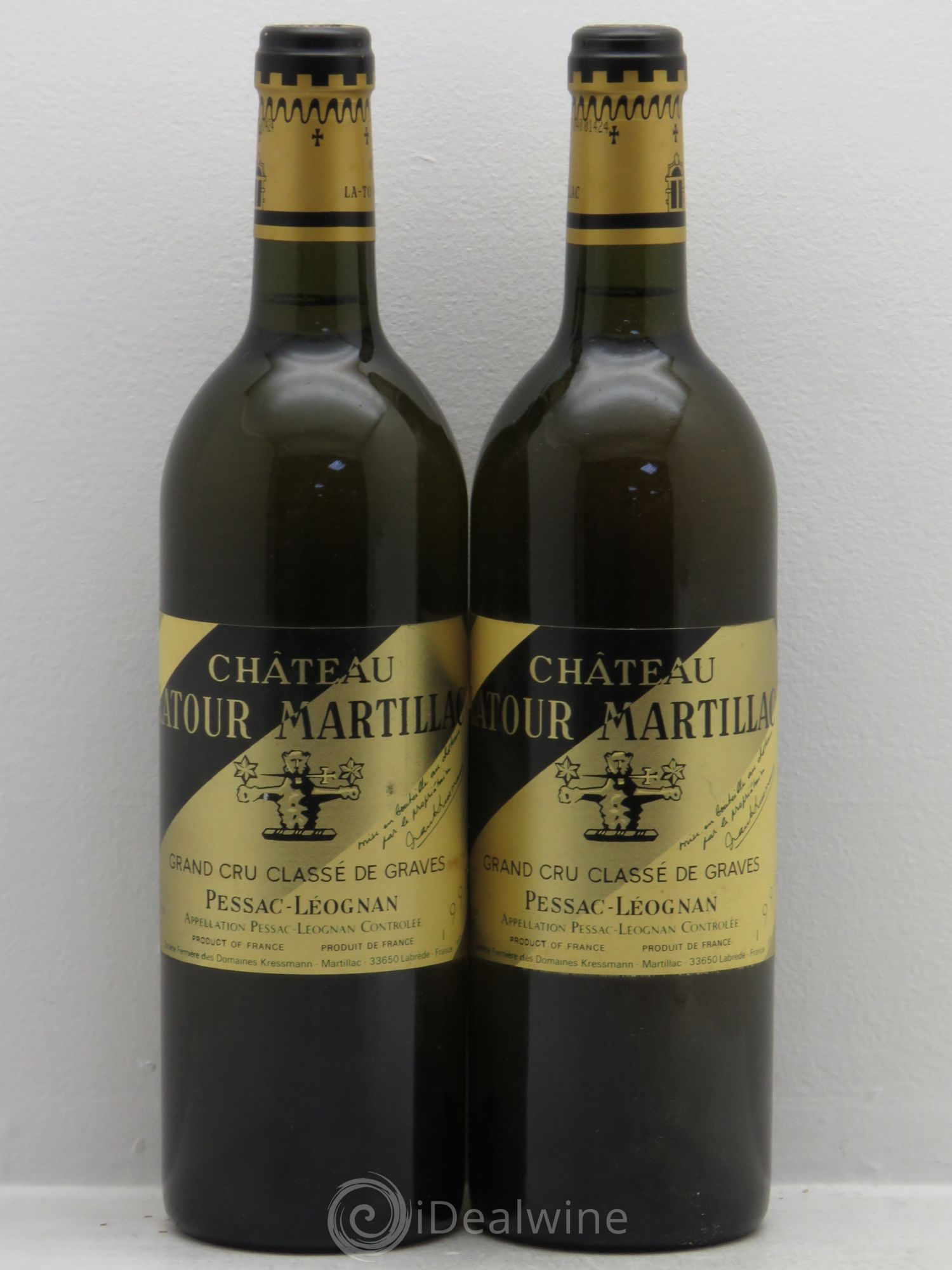 Château Latour-Martillac Cru Classé de Graves 1993 - Lot de 2 bouteilles - 0